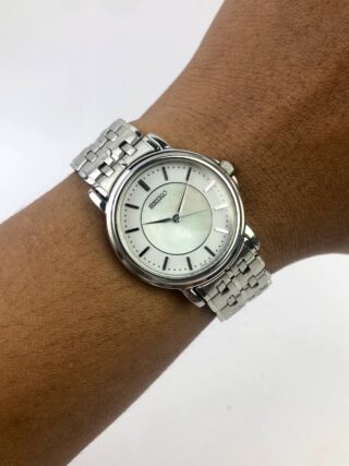 SEIKO QUARTZ GUILOCHE DIAL ALL ORIGINAL