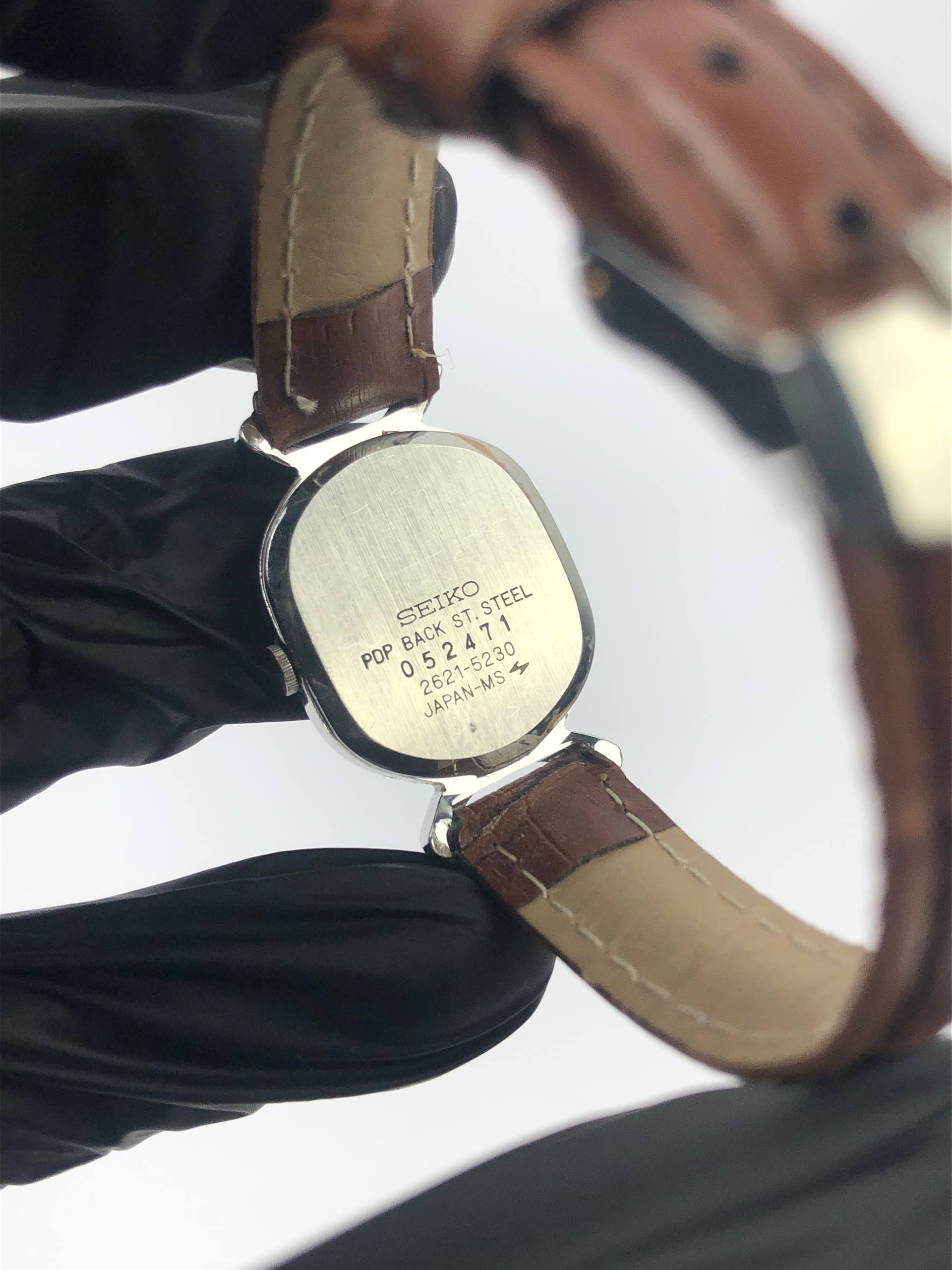 KLASIK SEIKO LADIES QUARTZ SNOWFLAG VANCY LUG - Gambar 7