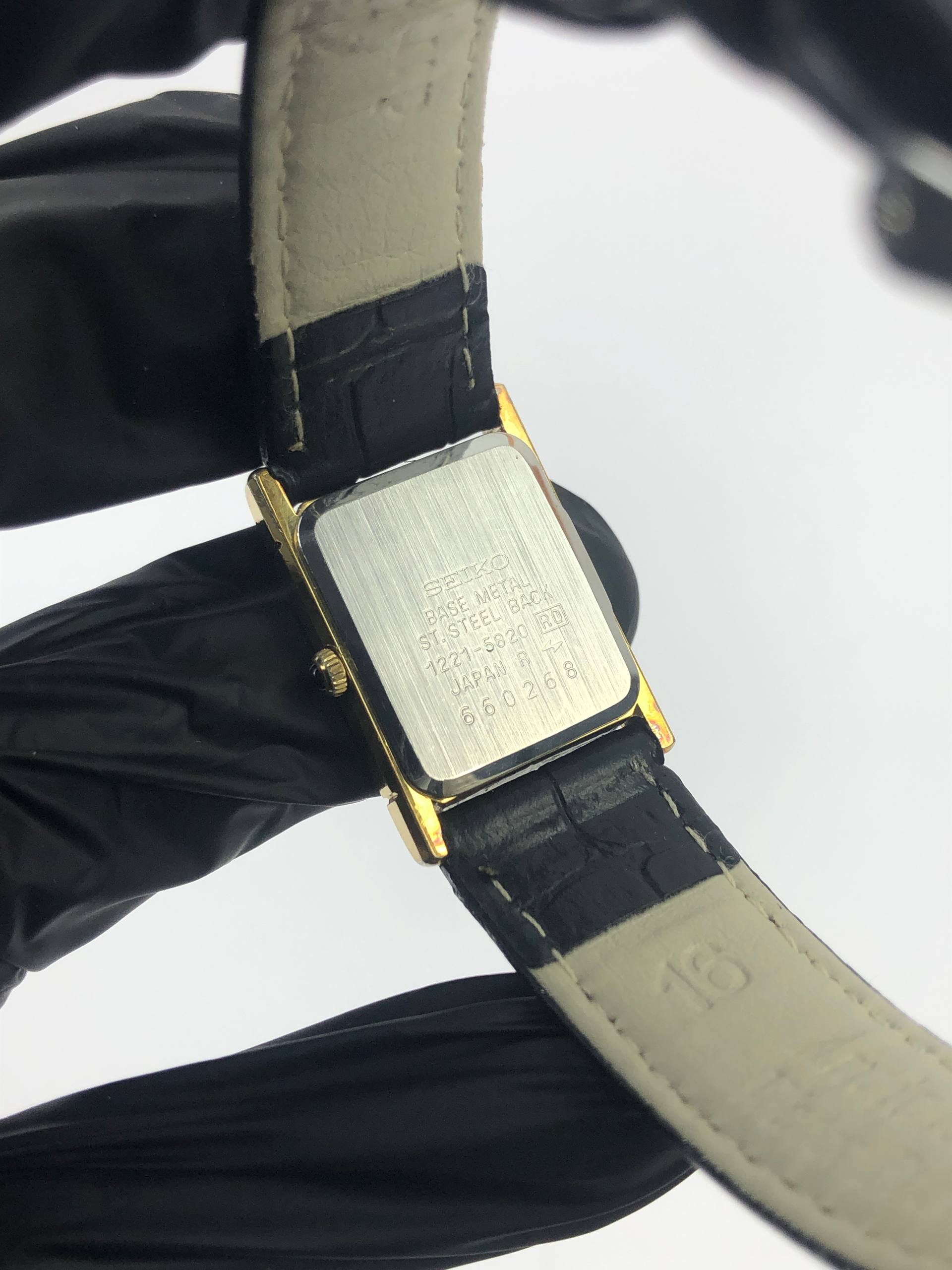 EKSLUSIF SEIKO EXCELINE TANK THIN CASE - Gambar 7