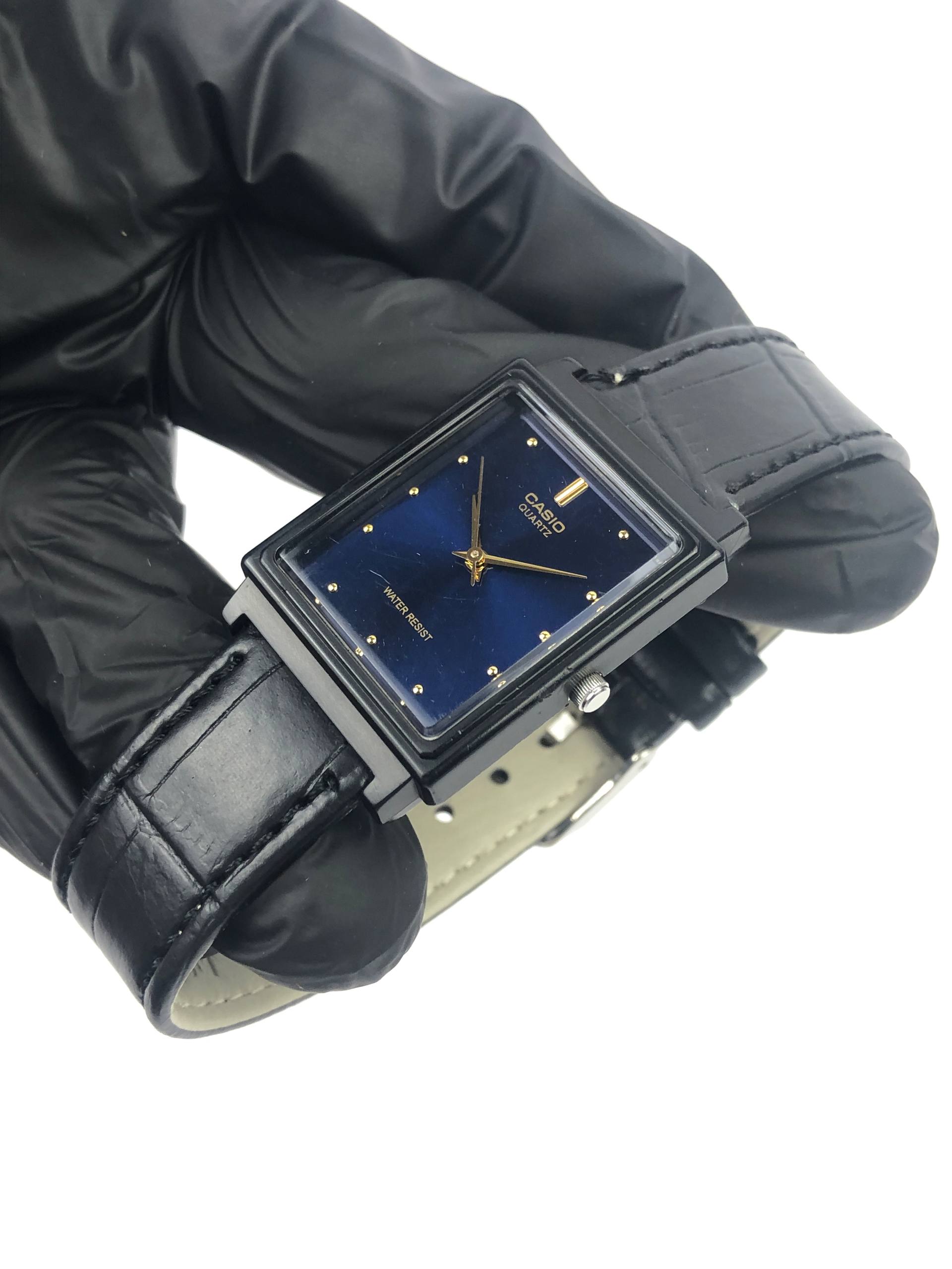 CASIO ANALOG SQUARE BLUE DIAL - Gambar 3