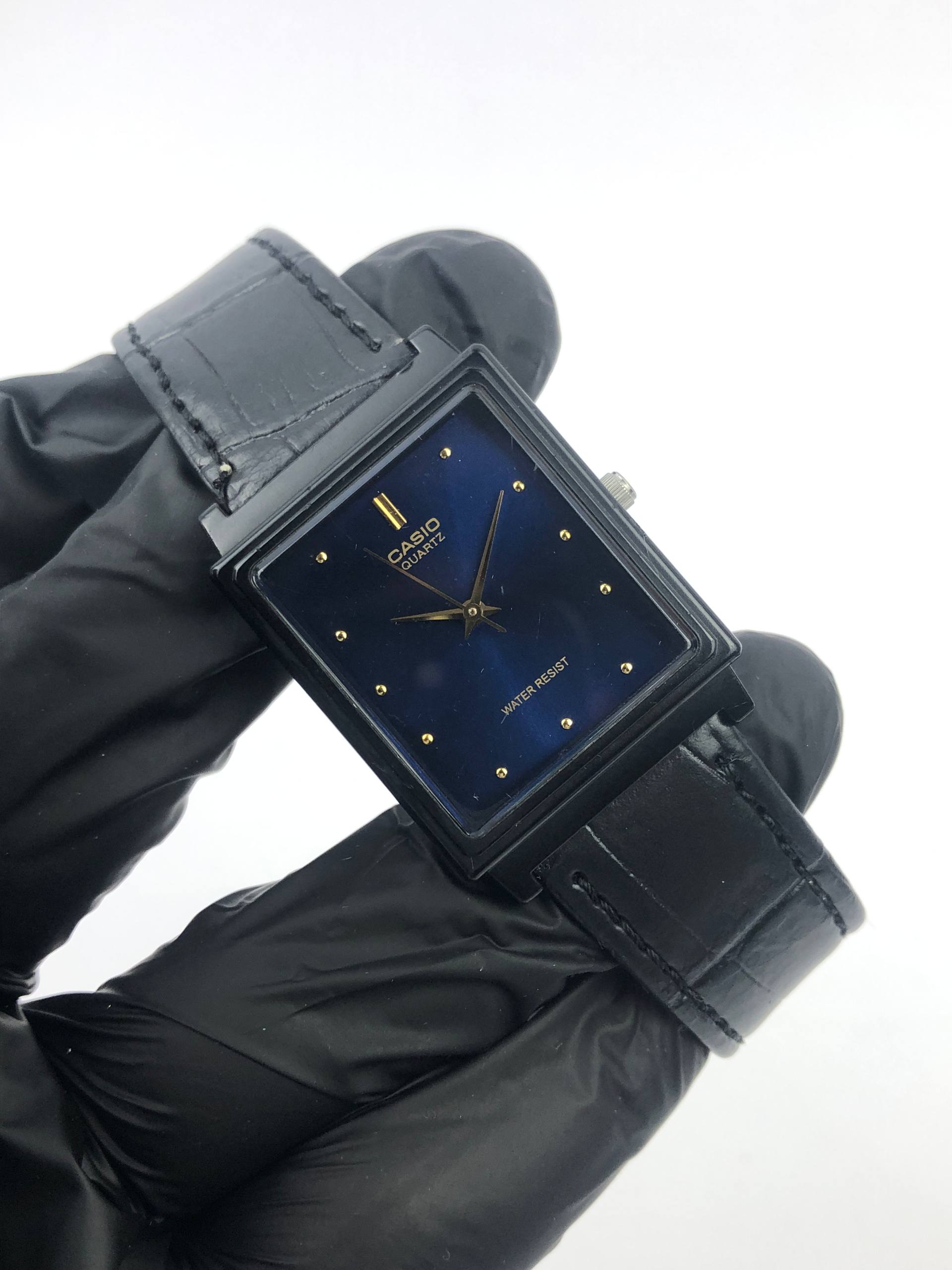 CASIO ANALOG SQUARE BLUE DIAL - Gambar 4