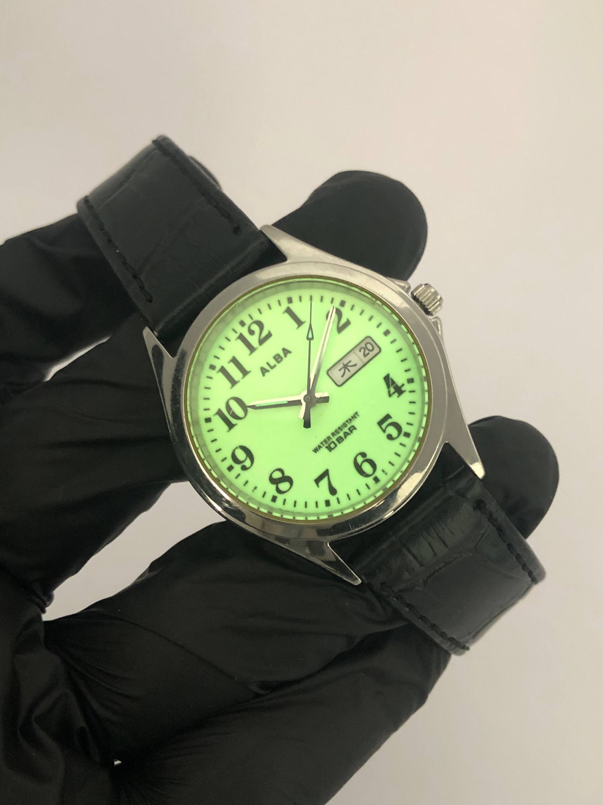 ALBA KLASIK MAN SIZE FULL LUME DIAL - Gambar 5