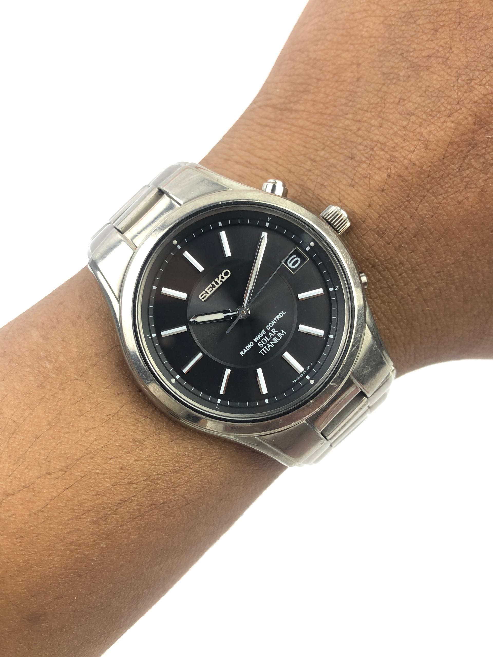 SEIKO RADIOWAVE FULL TITANIUM ALL ORIGINAL