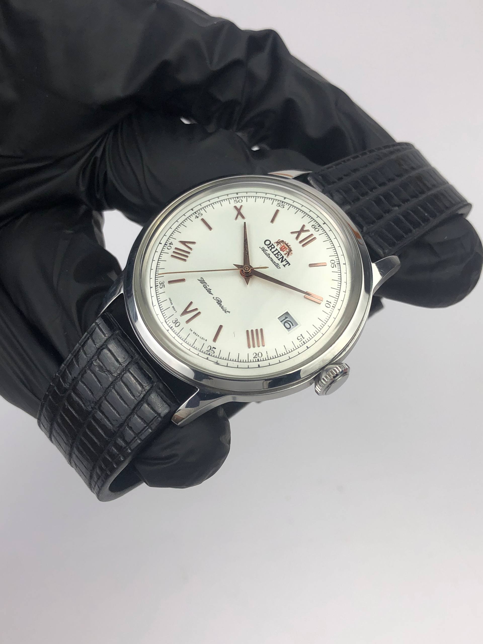 ORIENT BAMBINO AUTOMATIC ROMAN WHITE DIAL - Gambar 3