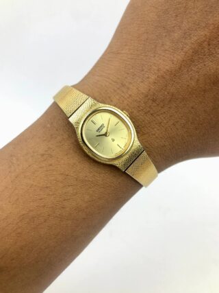 SEIKO QUARTZ OVAL GOLD FILLED ALL ORIGINAL