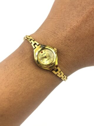 WOKE OVAL GOLD MINI LADIES