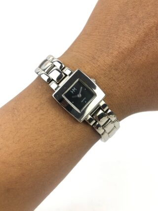 JAPAN MADE HM SQUARE DIAL HITAM MINIMALIS