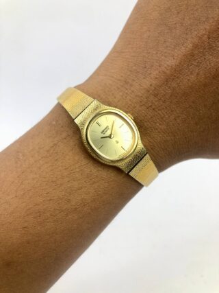 SEIKO QUARTZ OVAL GOLD FILLED ALL ORIGINAL