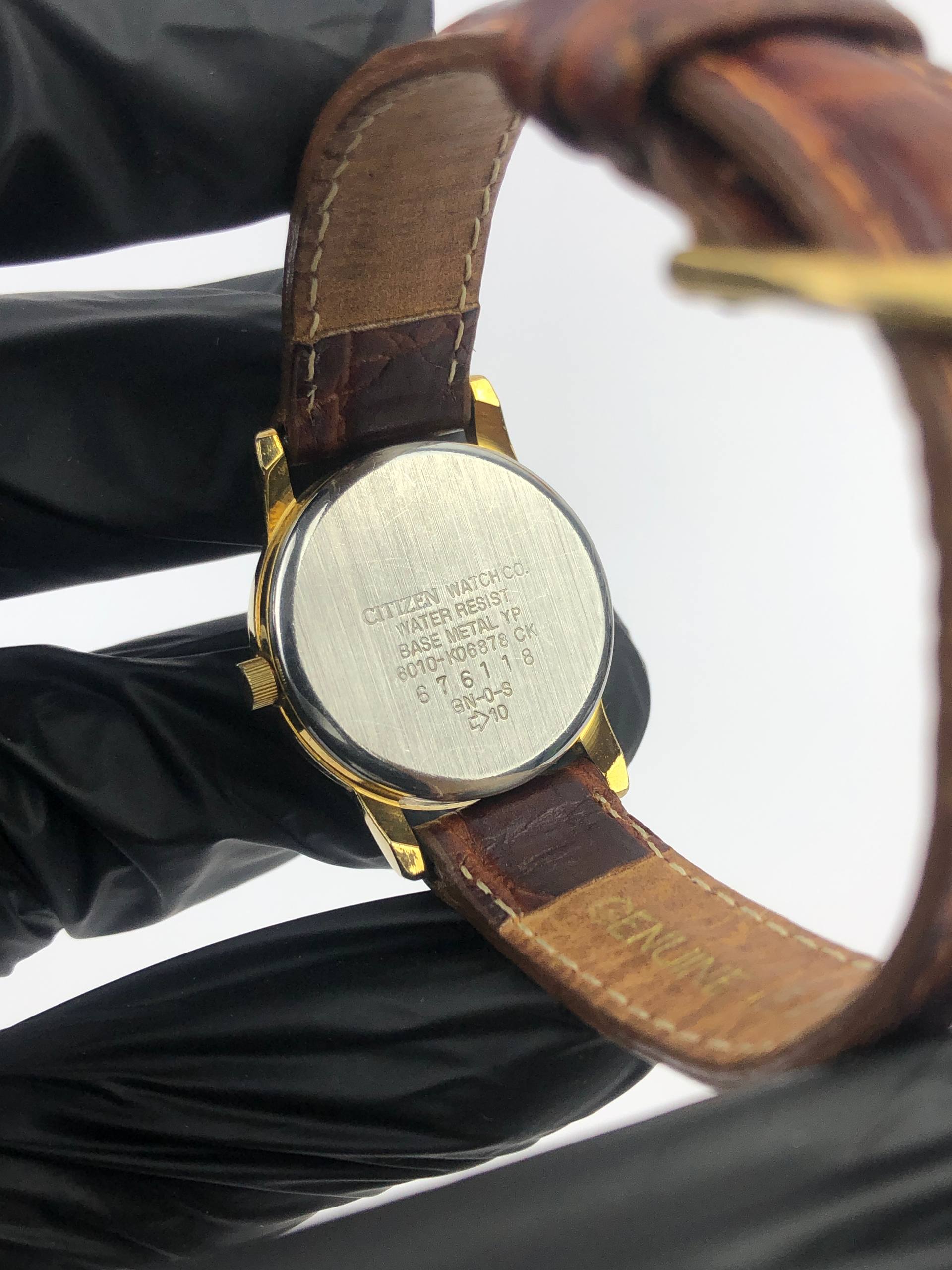 CITIZEN QUARTZ LADY BLACK DIAL - Gambar 2