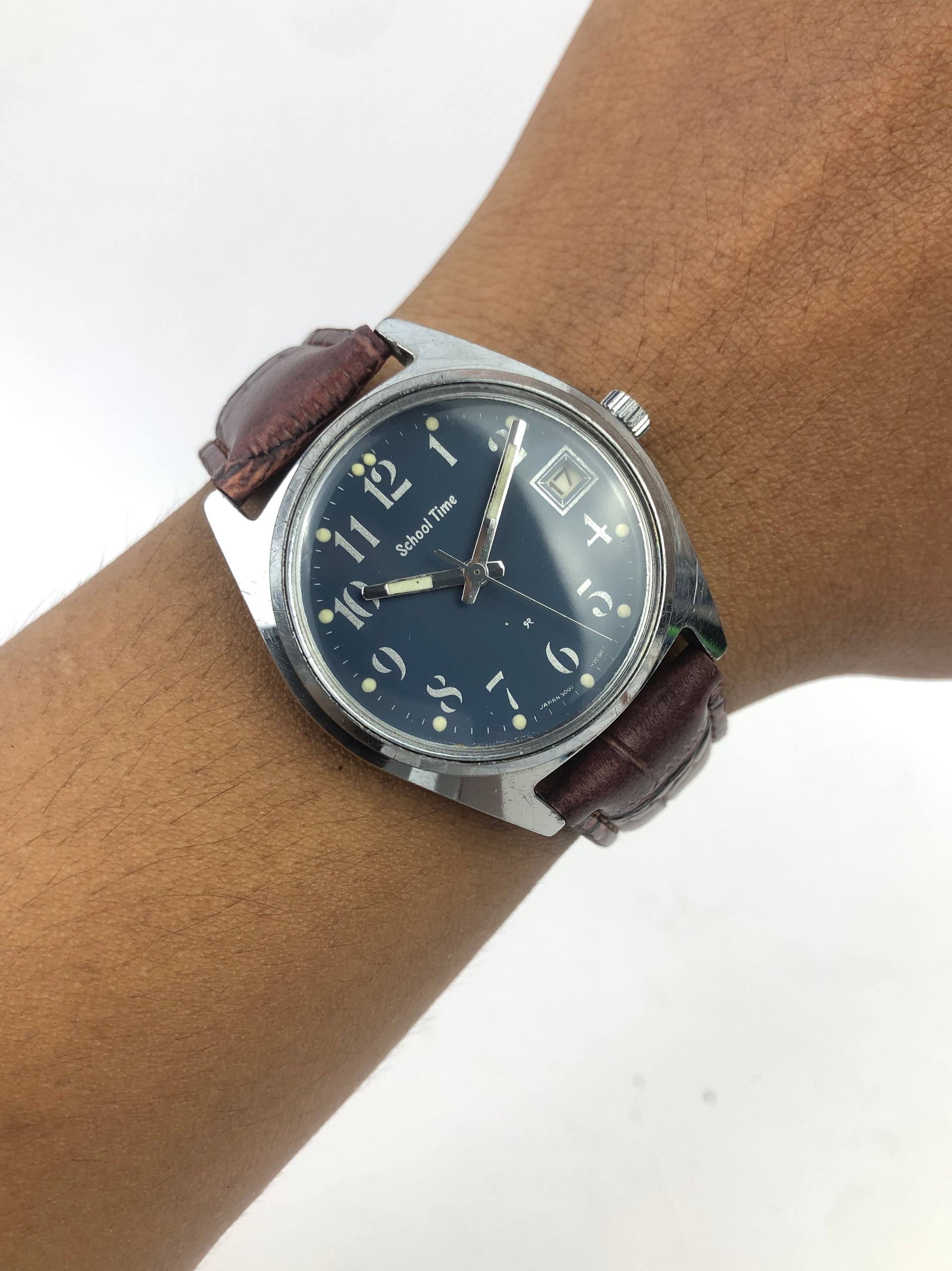 SEIKO SCHOOL TIME BLUE DIAL NUMERIK