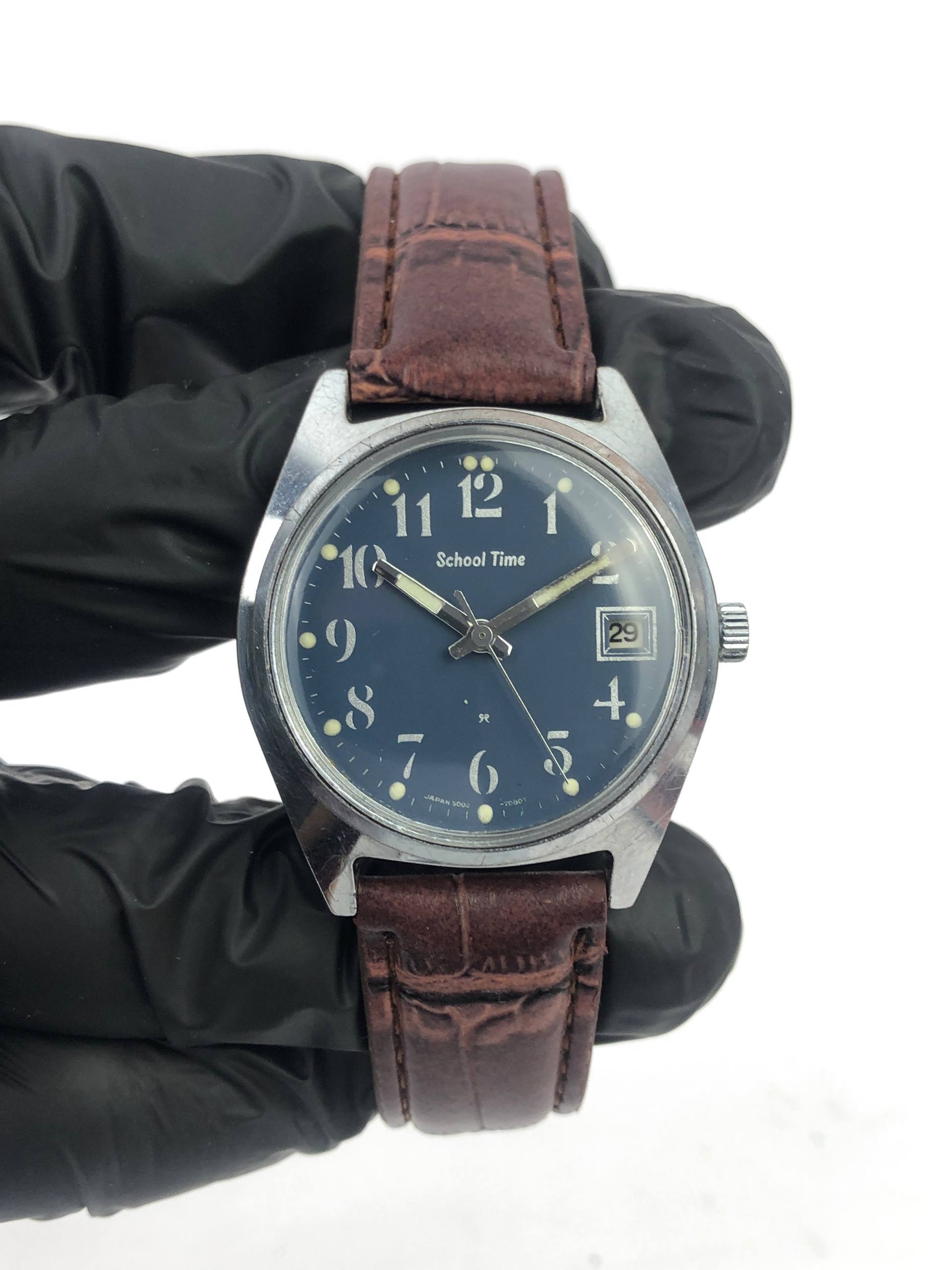 SEIKO SCHOOL TIME BLUE DIAL NUMERIK - Gambar 2