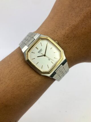 EKSLUSIF DRESSWATCH SEIKO TWOTONE TEXTURE DIAL
