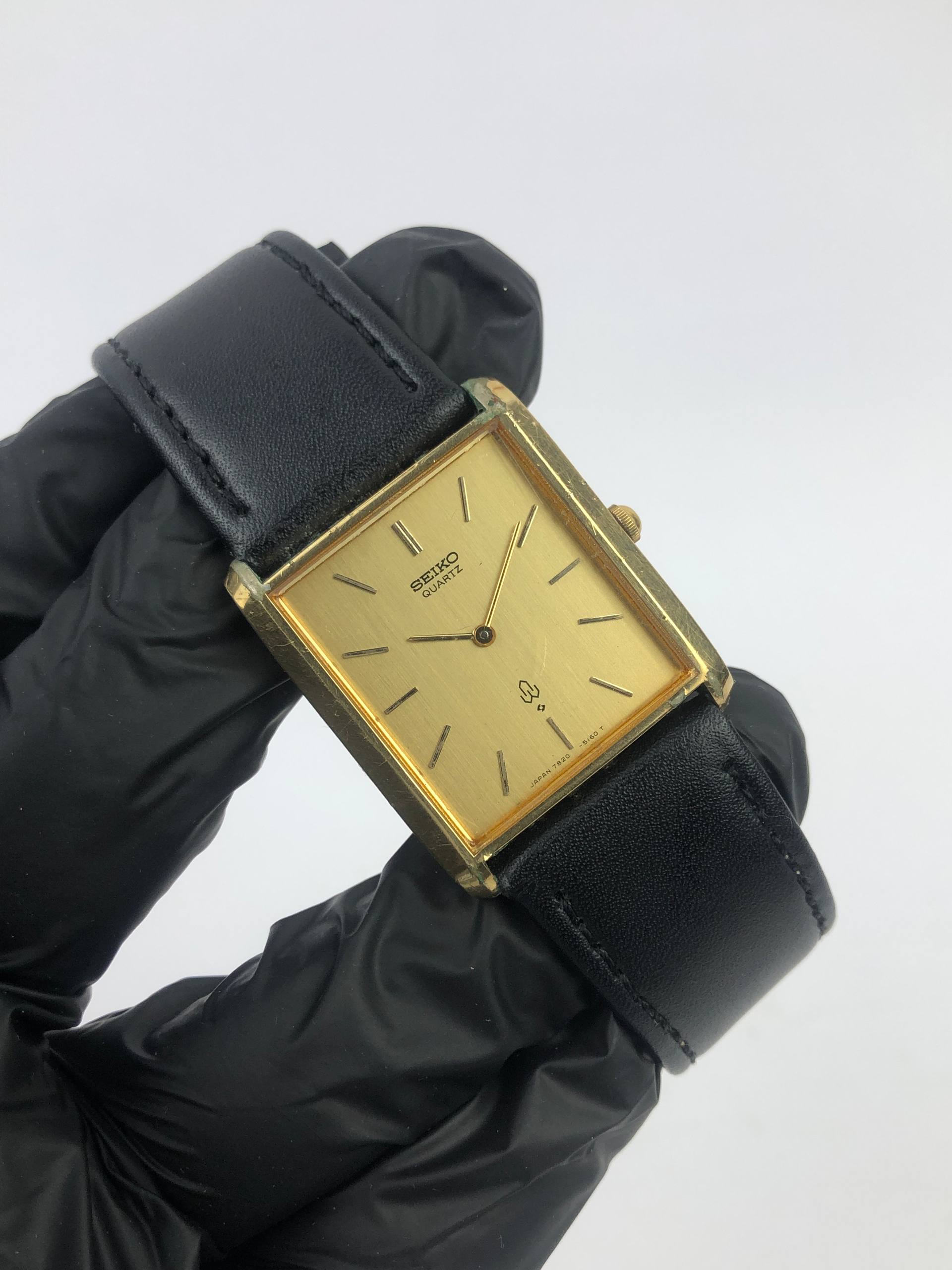 EKSLUSIF SEIKO QUARTZ TANK GOLD CASE - Gambar 4
