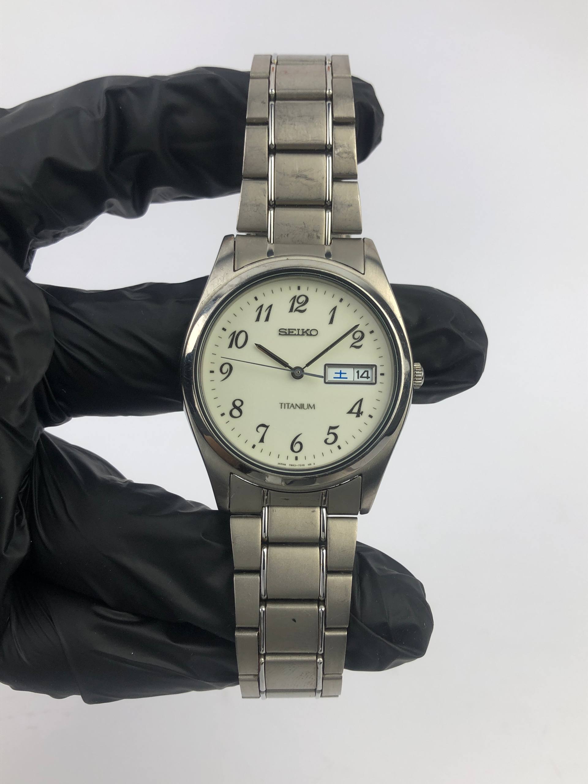 SEIKO SPIRIT BREGUET LUME DIAL ALL TITANIUM RARE - Gambar 2