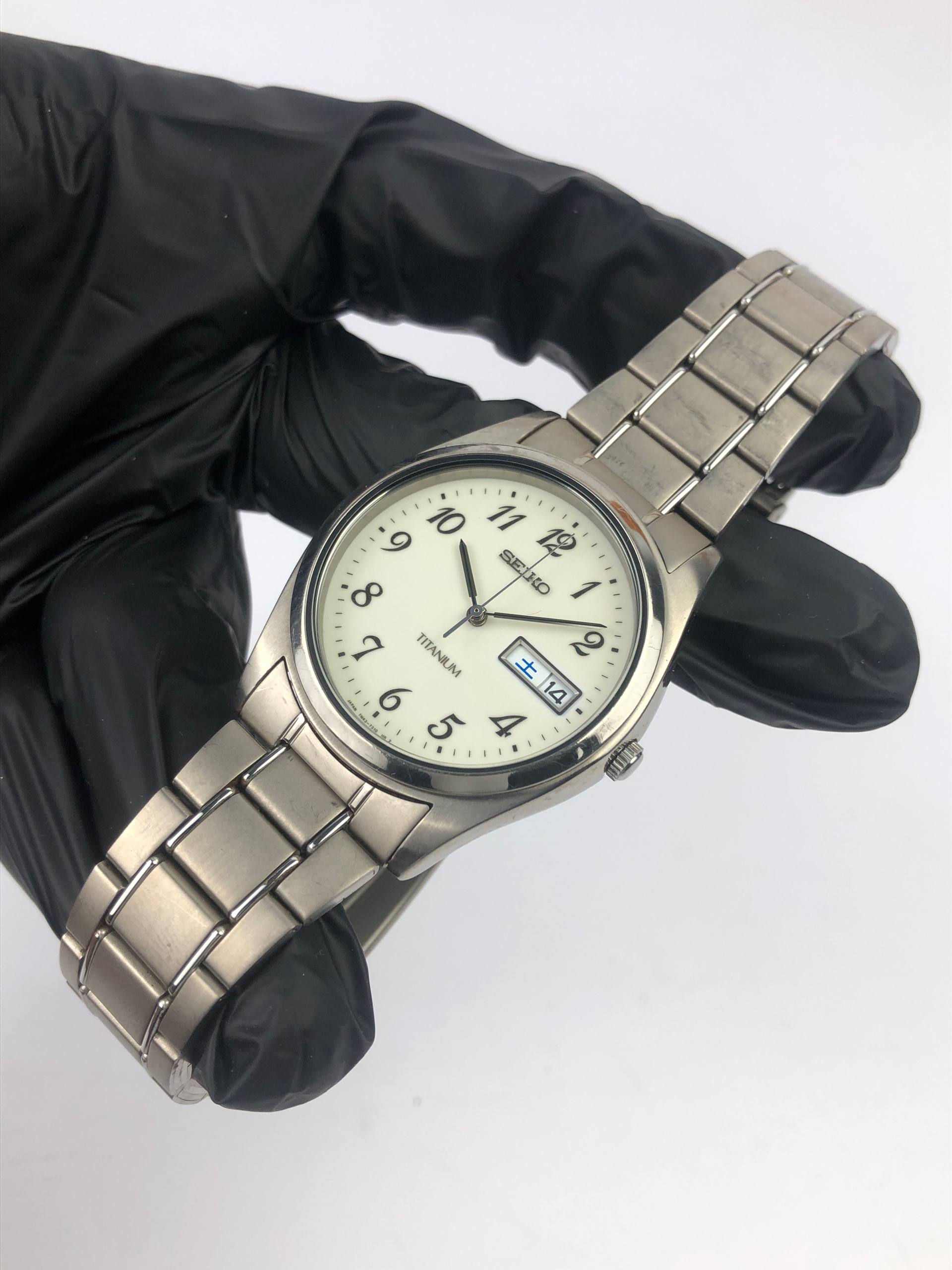 SEIKO SPIRIT BREGUET LUME DIAL ALL TITANIUM RARE - Gambar 3