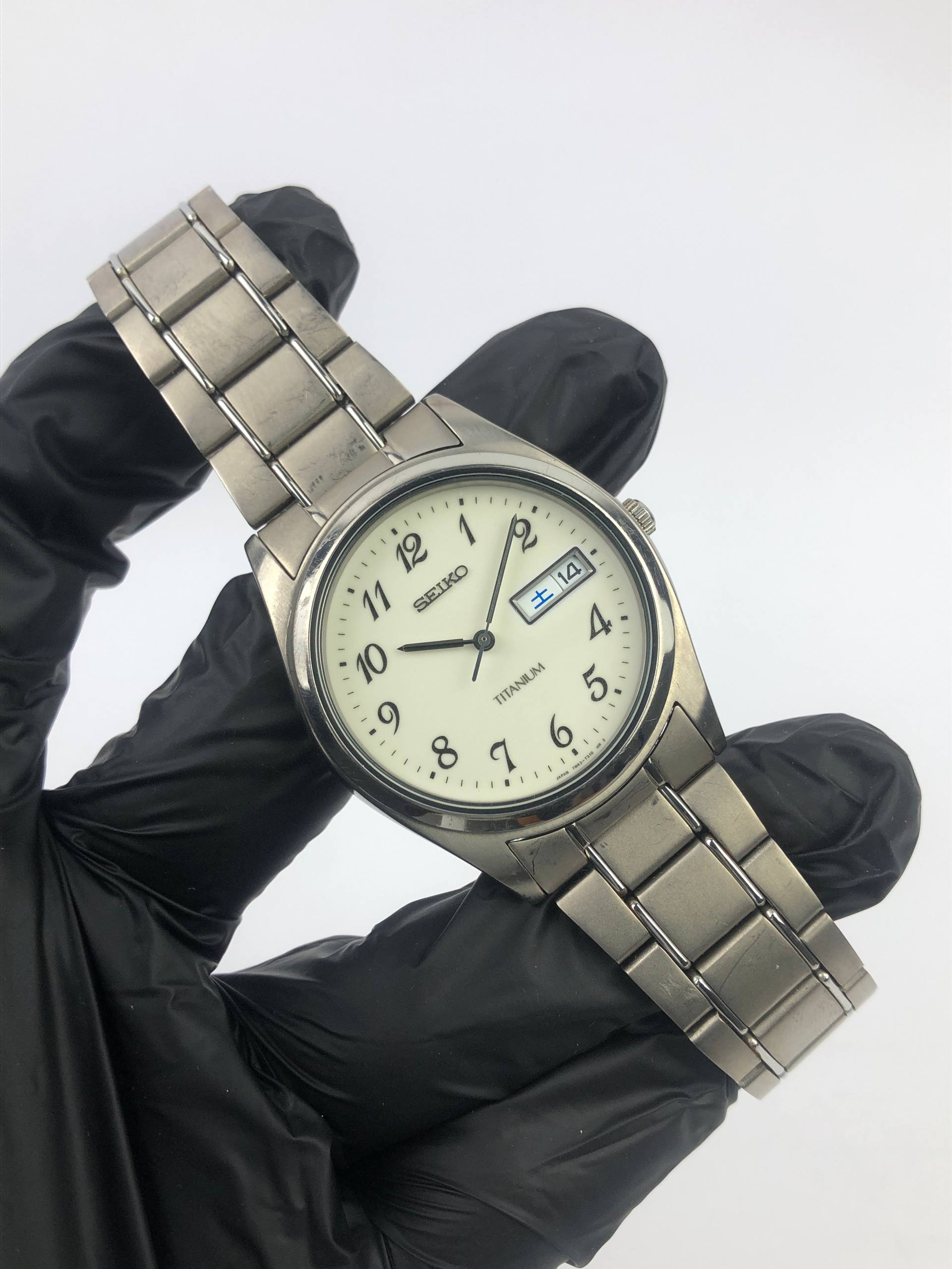 SEIKO SPIRIT BREGUET LUME DIAL ALL TITANIUM RARE - Gambar 4