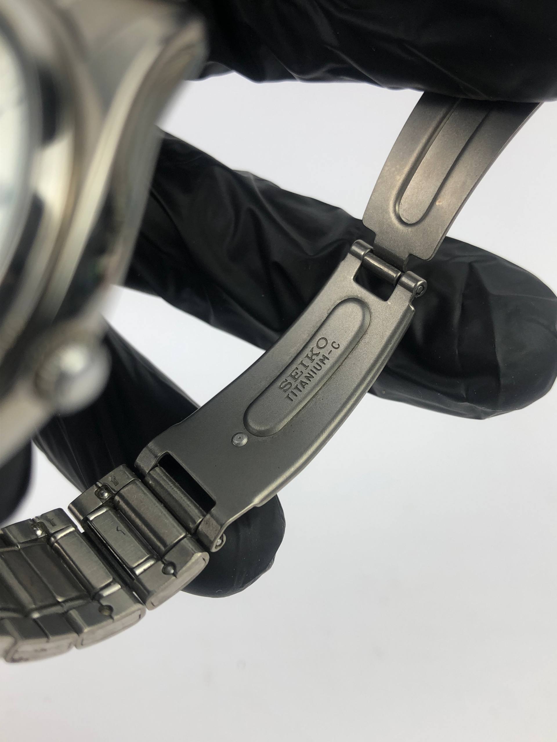 SEIKO SPIRIT BREGUET LUME DIAL ALL TITANIUM RARE - Gambar 8