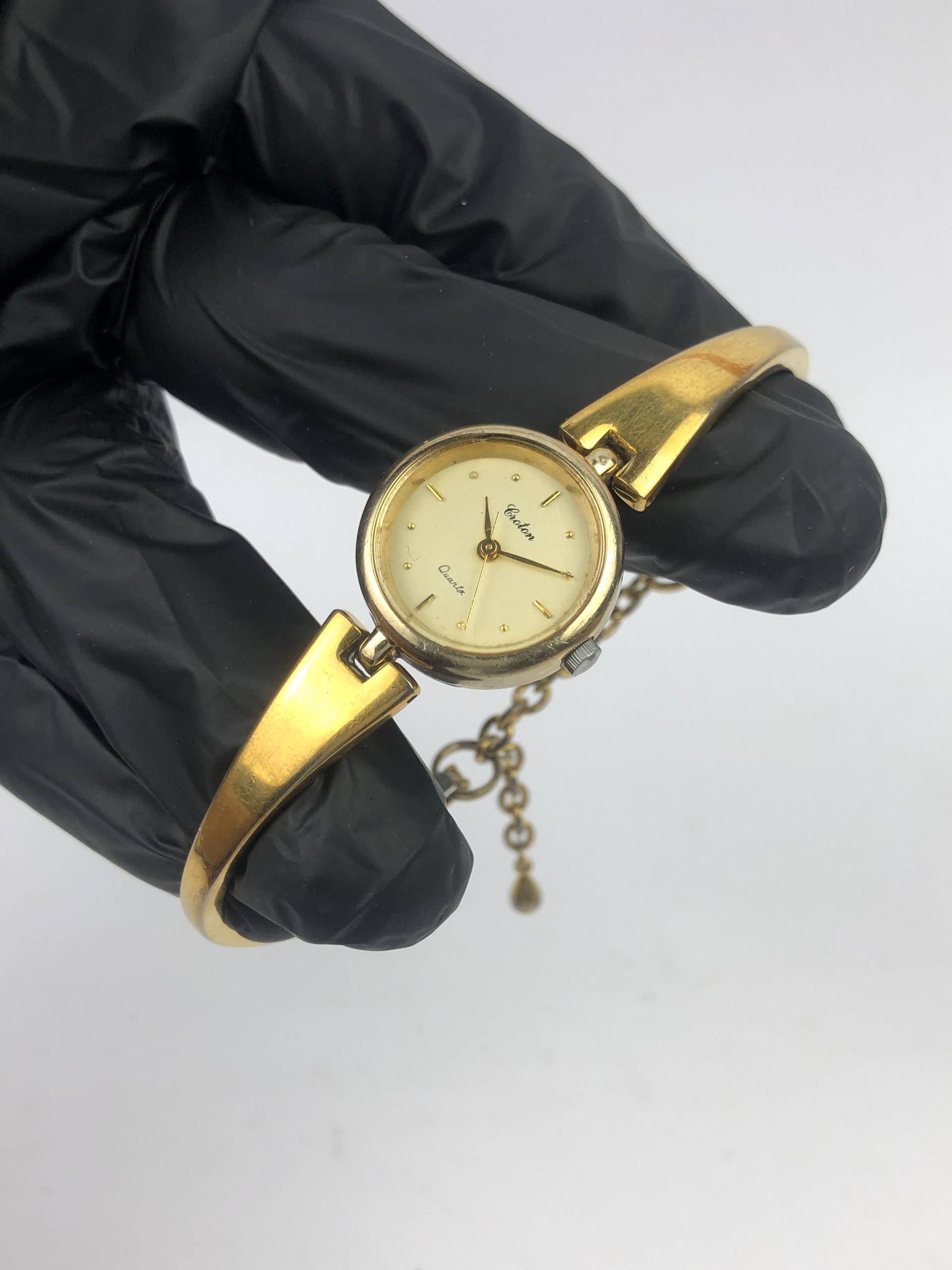 BANGLE WATCH LADIES CROTON JAPAN - Gambar 3