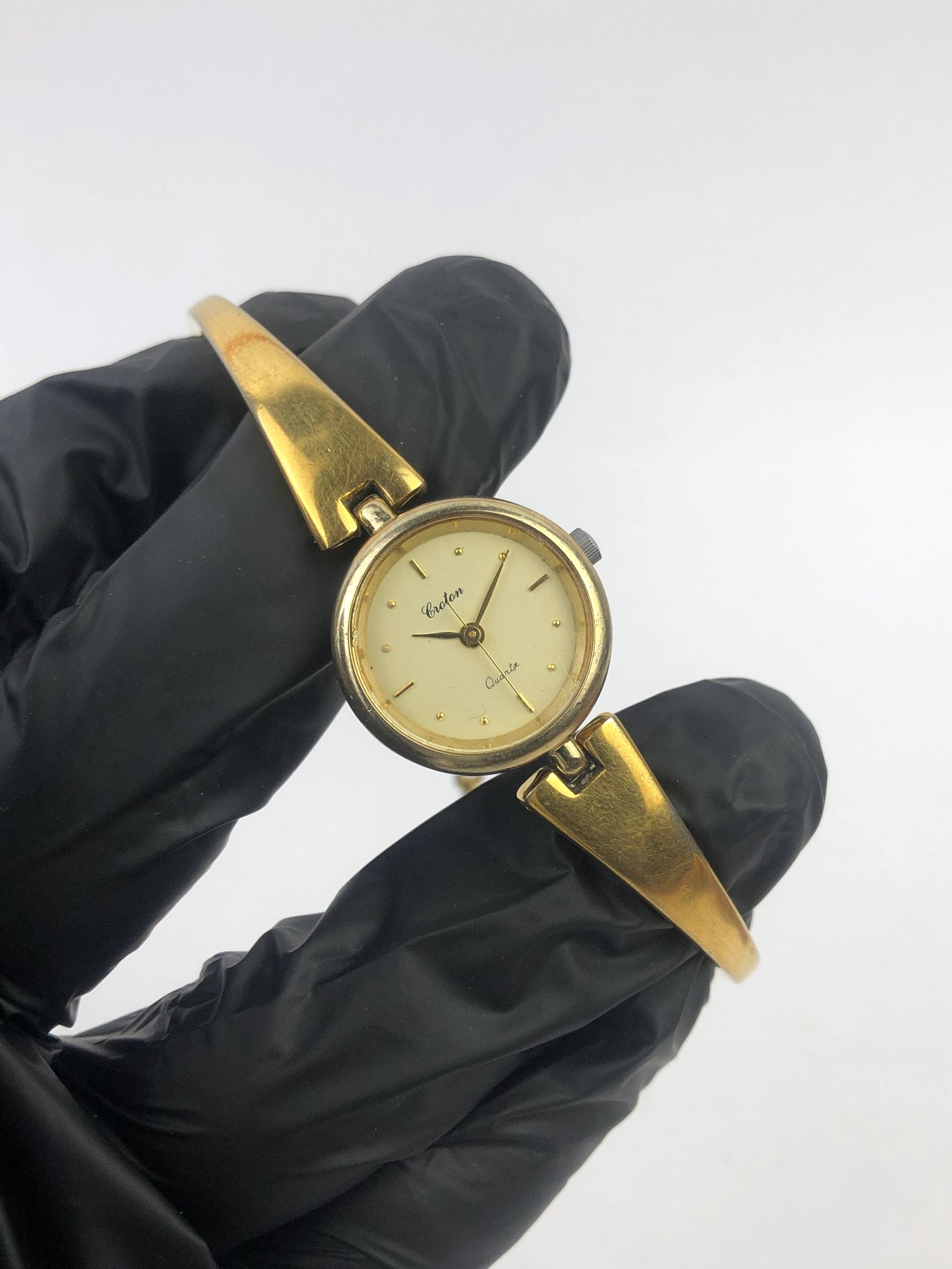 BANGLE WATCH LADIES CROTON JAPAN - Gambar 4