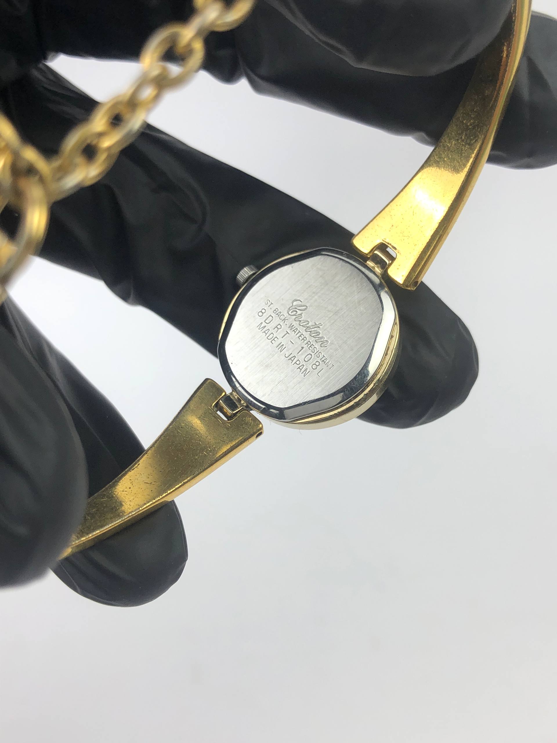 BANGLE WATCH LADIES CROTON JAPAN - Gambar 7