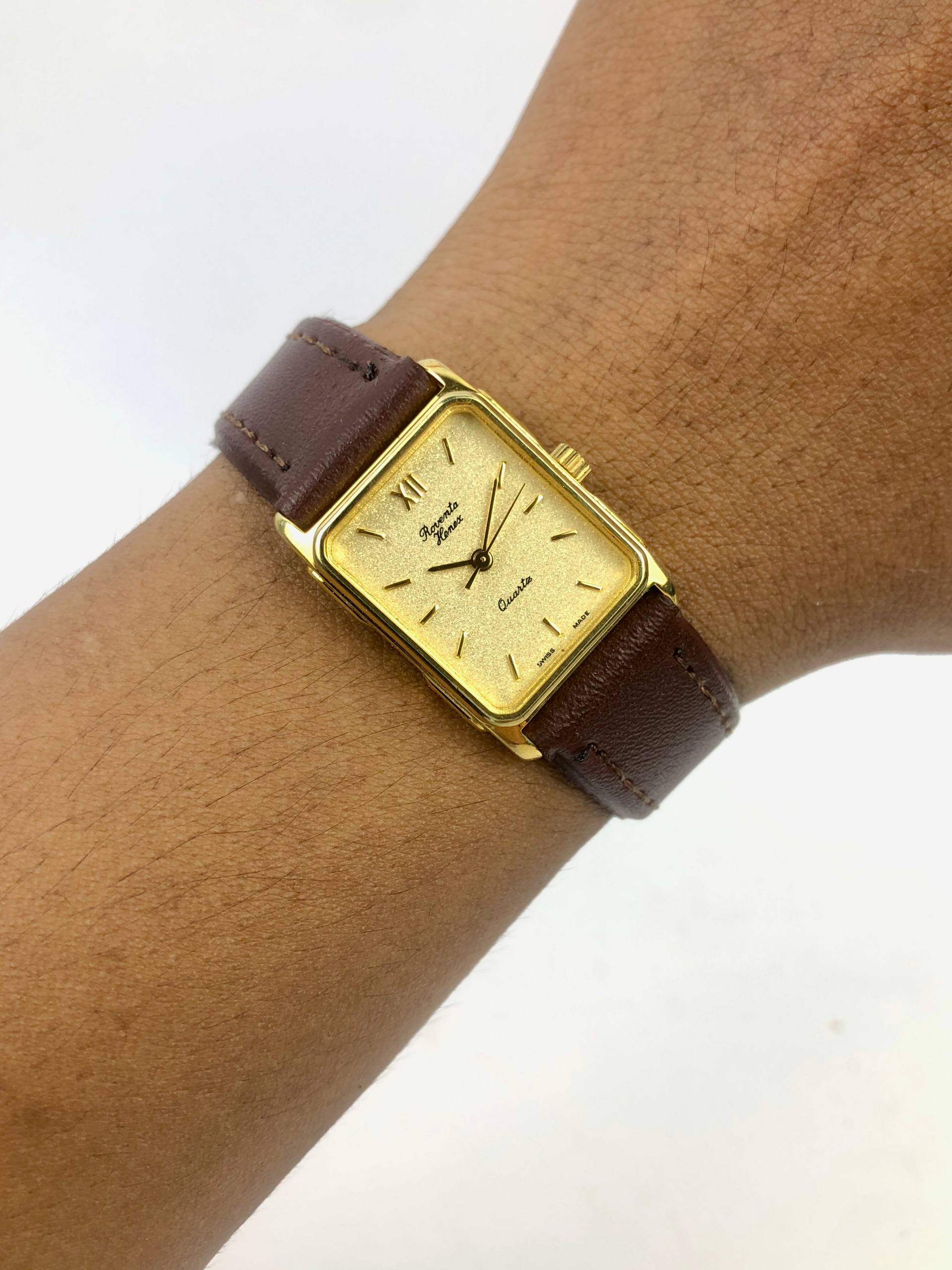 SWISSMADE ROVENTA HENNEX TANK LADIES SANDS DIAL