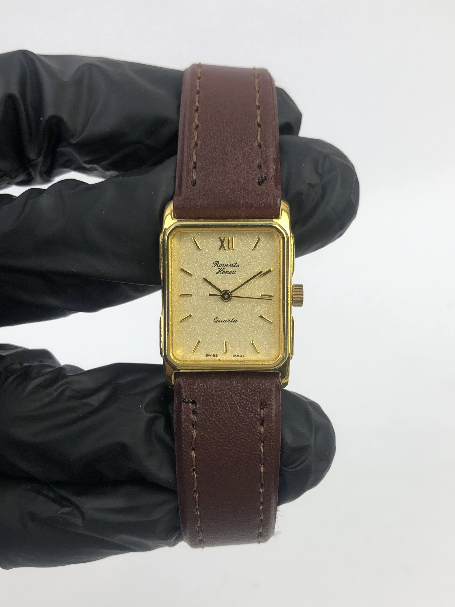 SWISSMADE ROVENTA HENNEX TANK LADIES SANDS DIAL - Gambar 2