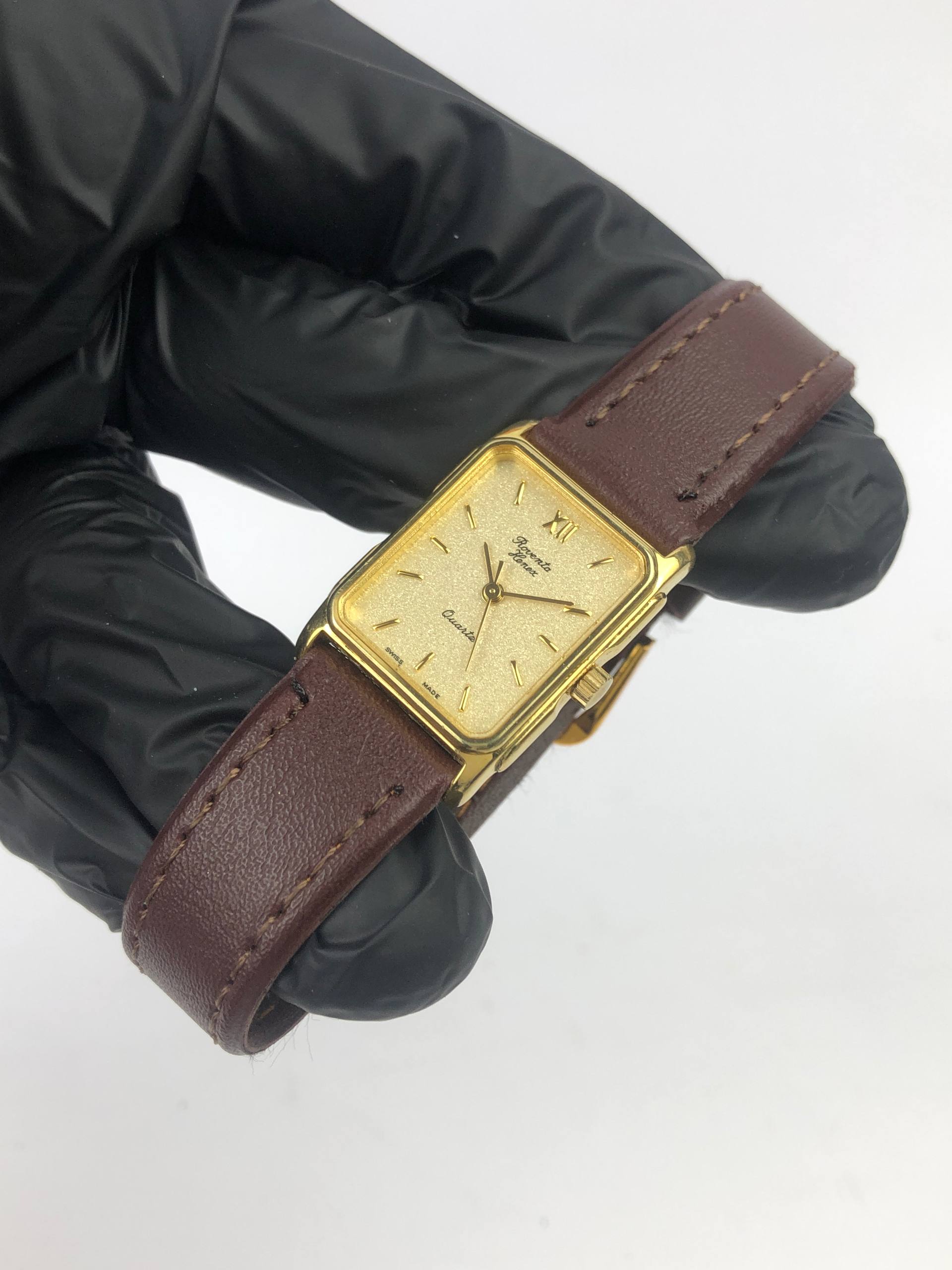 SWISSMADE ROVENTA HENNEX TANK LADIES SANDS DIAL - Gambar 3