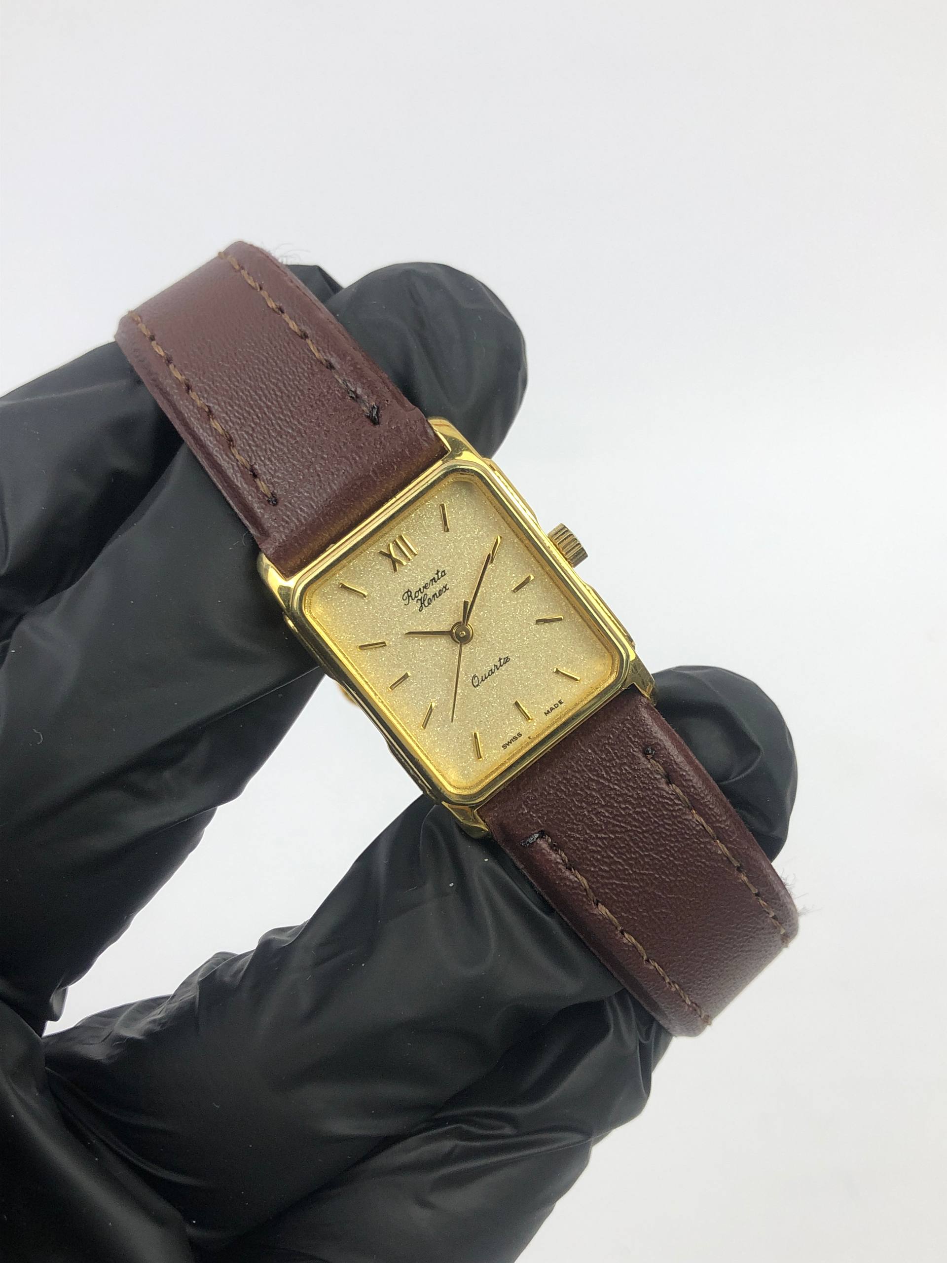 SWISSMADE ROVENTA HENNEX TANK LADIES SANDS DIAL - Gambar 4