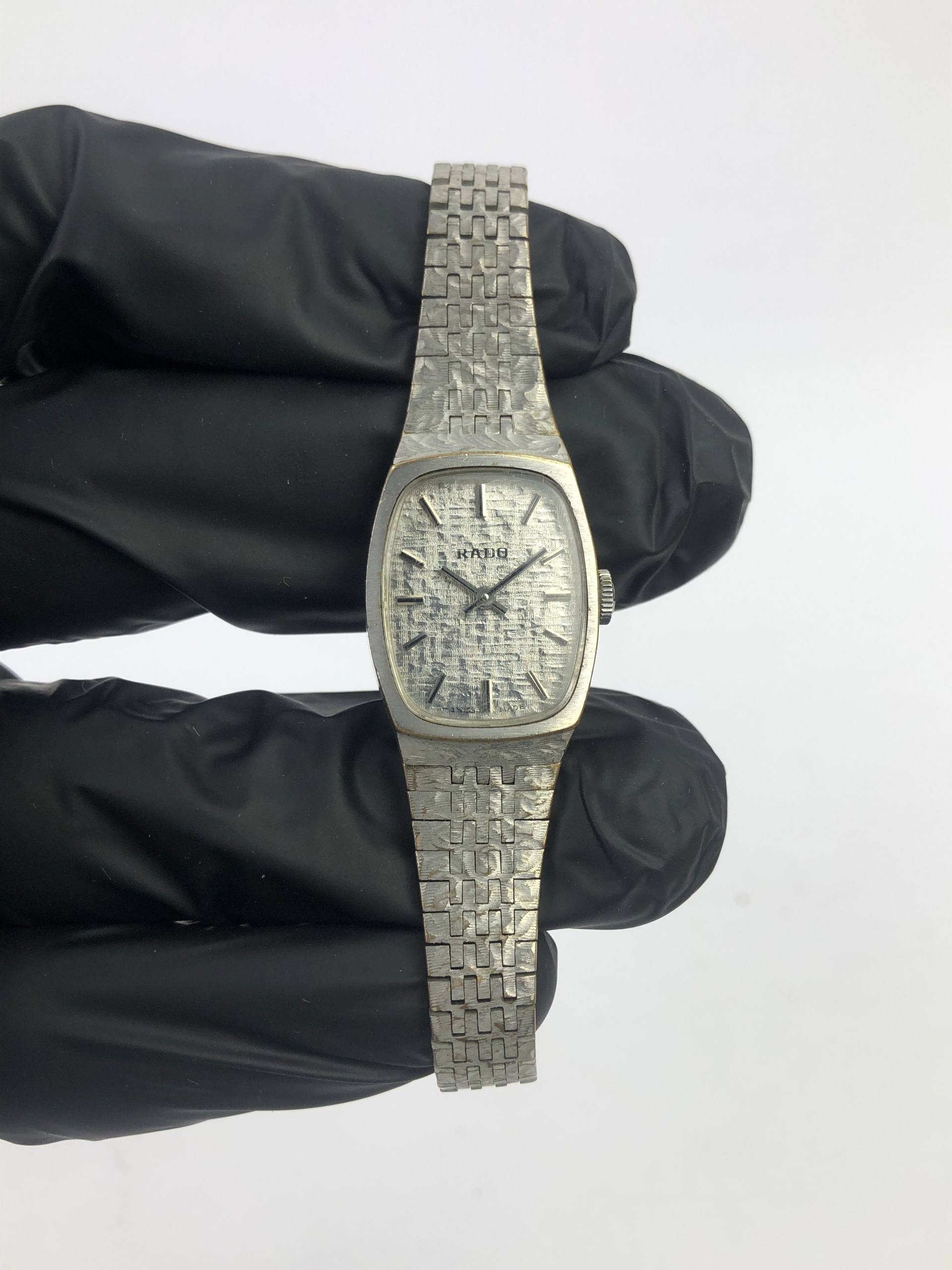 SWISSMADE RADO VINTAGE LADIES TEXTURED - Gambar 2
