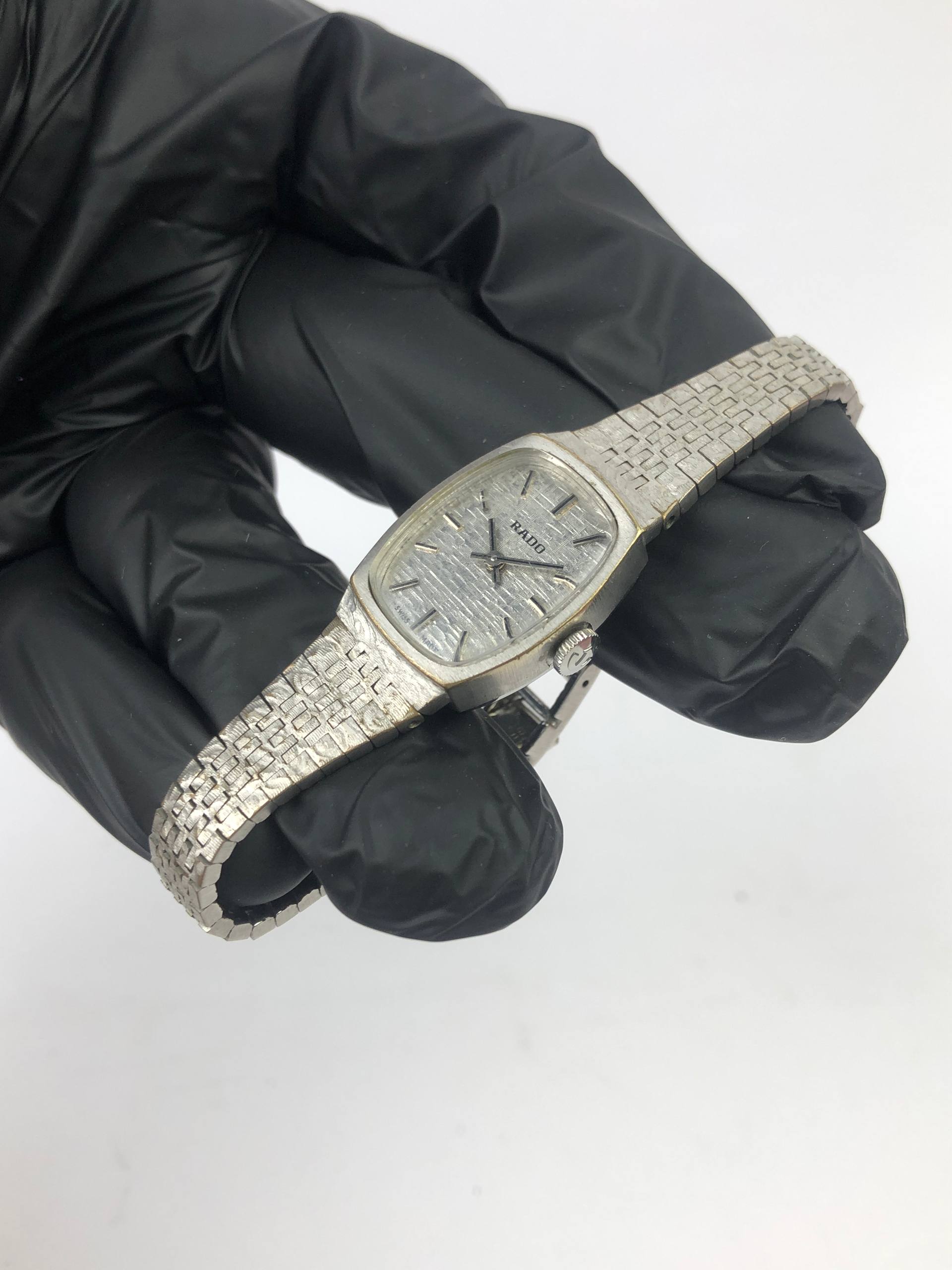SWISSMADE RADO VINTAGE LADIES TEXTURED - Gambar 3