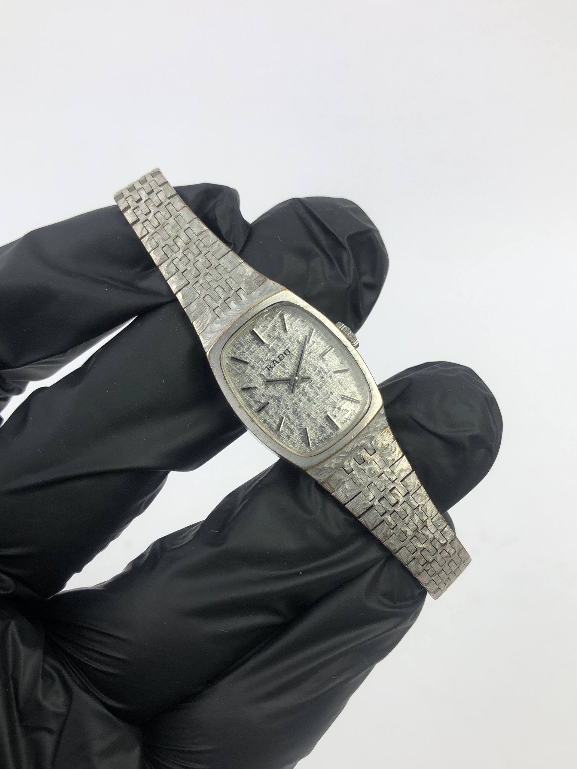SWISSMADE RADO VINTAGE LADIES TEXTURED - Gambar 4