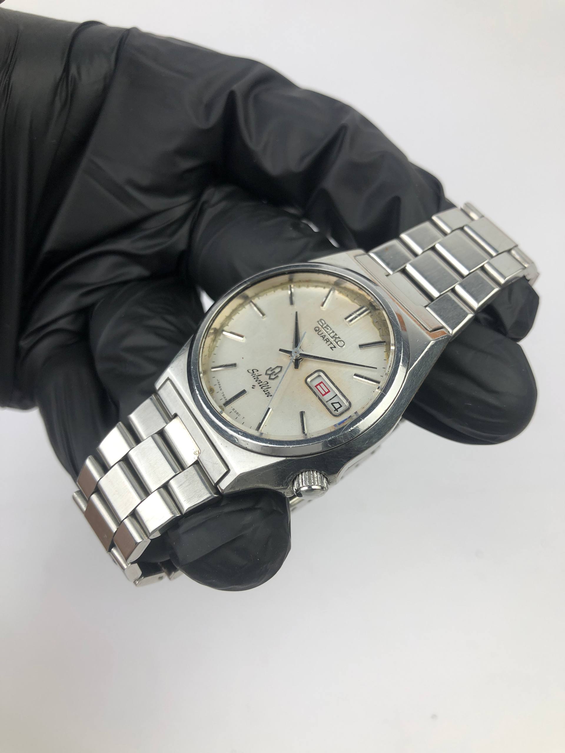 SEIKO SILVERWAVE QUARTZ VINTAGE ALL ORIGINAL - Gambar 4