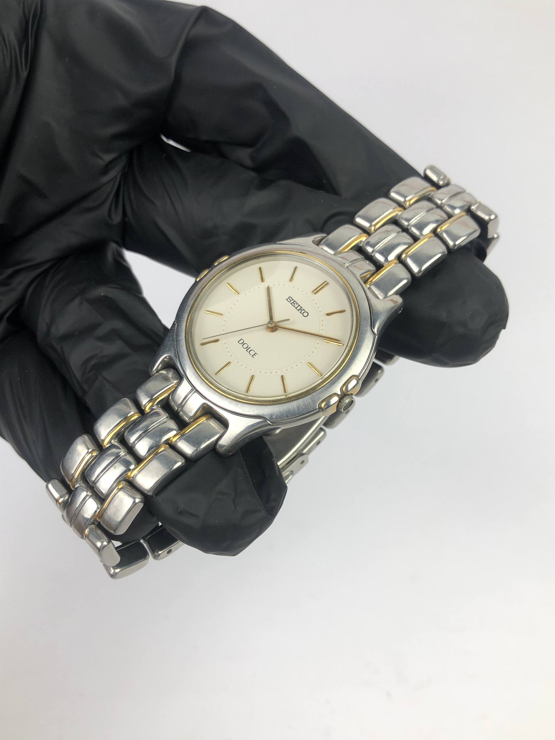 DRESSWATCH SEIKO DOLCE QUARTZ UNISEX ALL ORIGINAL - Gambar 3
