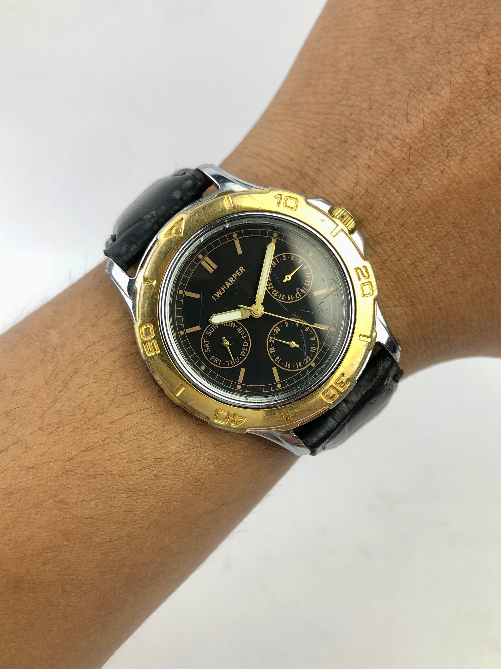 JAPAN WATCH LW HARPER ANALOG ALL ORIGINAL