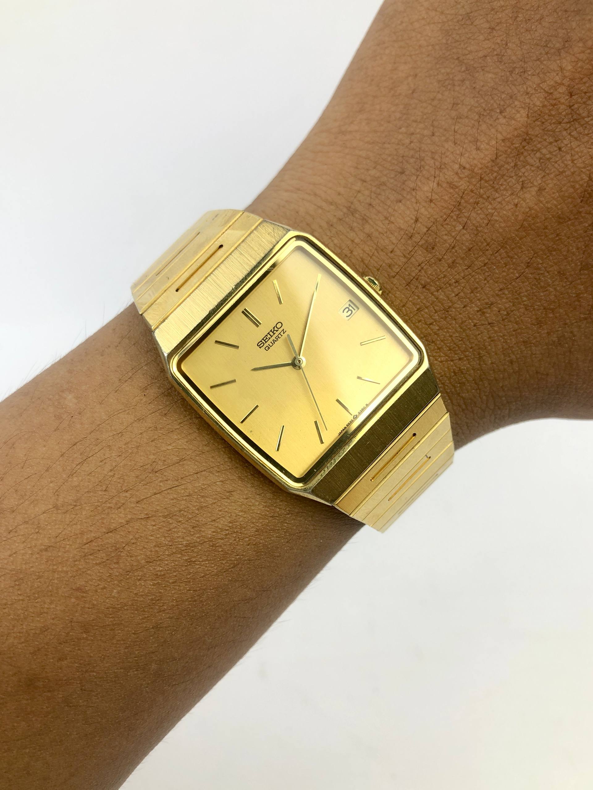 SEIKO QUARTZ SQUARE BRACELET ALL ORIGINAL