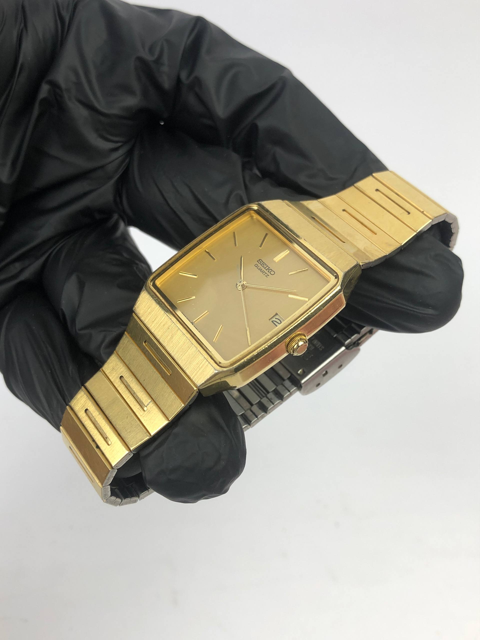 SEIKO QUARTZ SQUARE BRACELET ALL ORIGINAL - Gambar 3