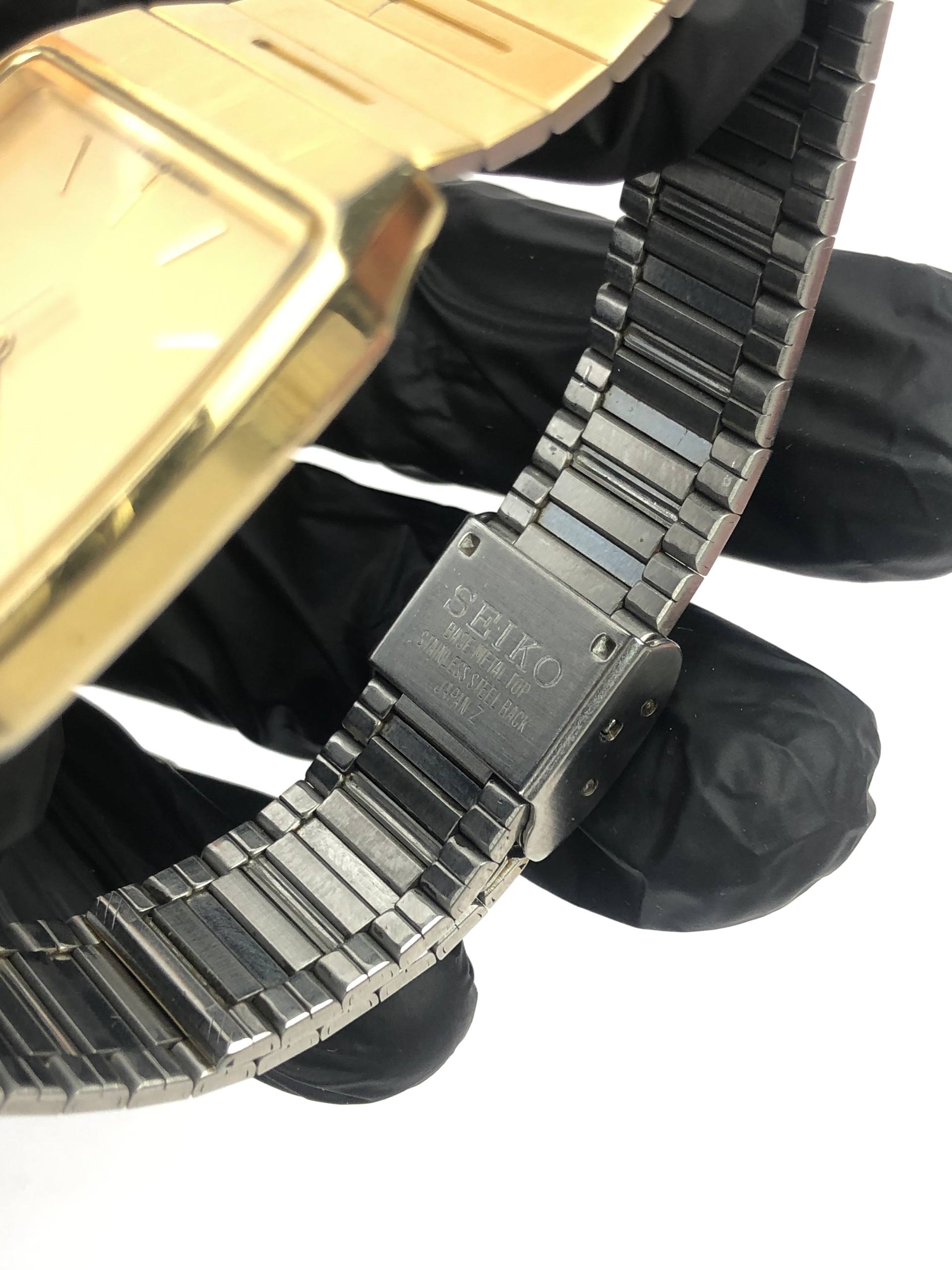 SEIKO QUARTZ SQUARE BRACELET ALL ORIGINAL - Gambar 7