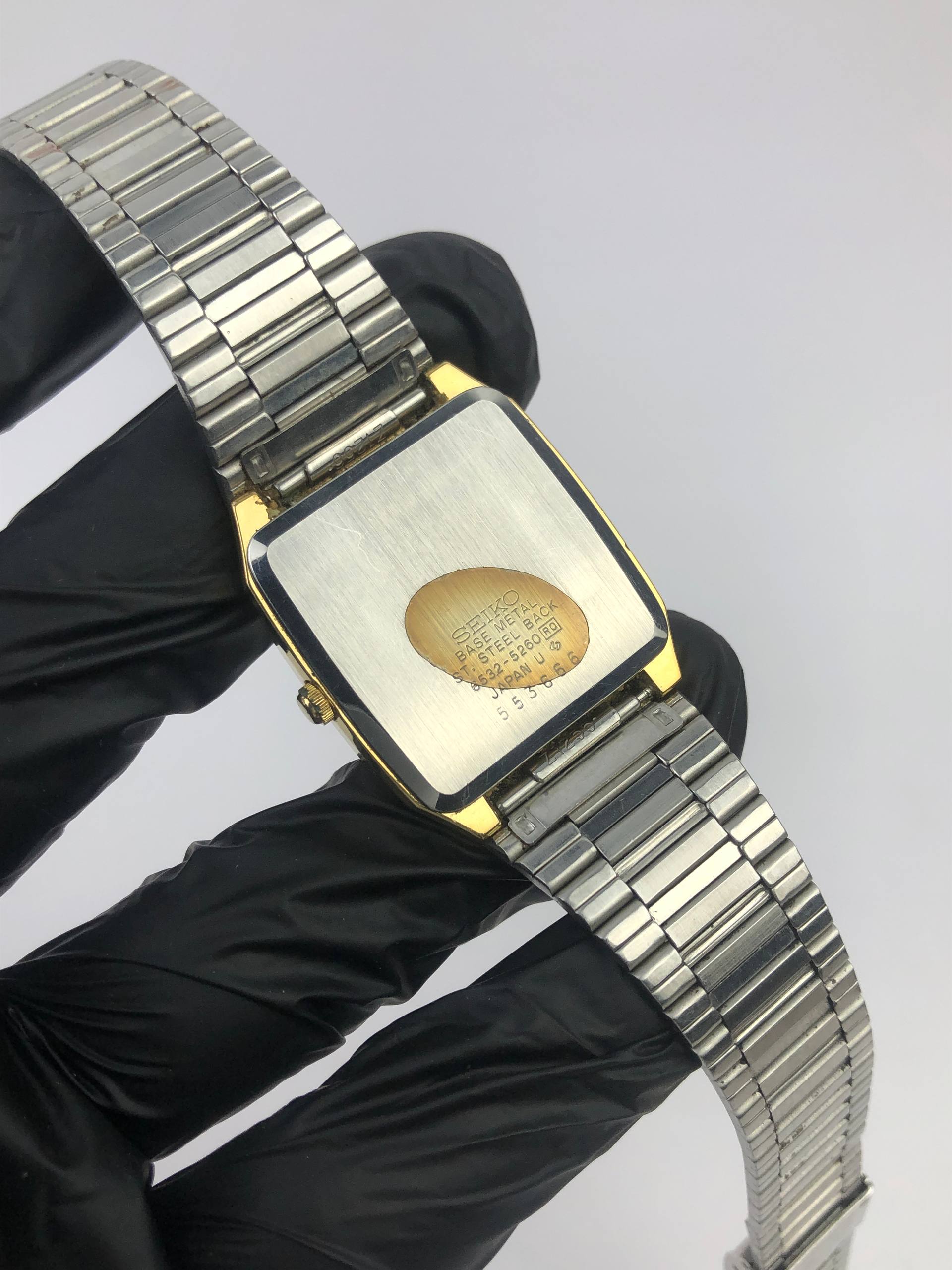 SEIKO QUARTZ SQUARE BRACELET ALL ORIGINAL - Gambar 8