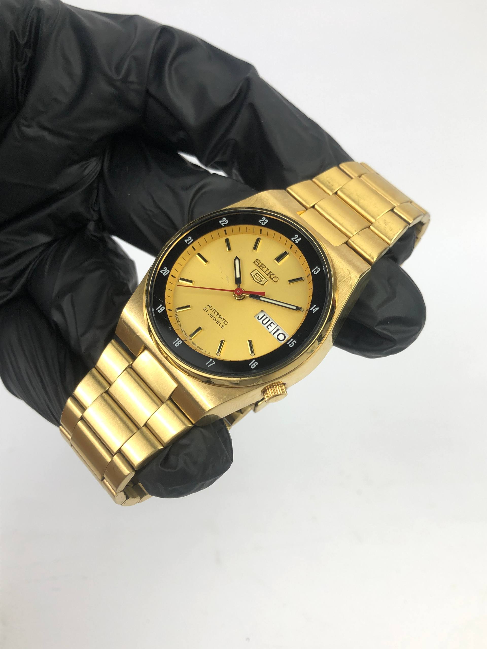 SEIKO 5 7s26 RAILWAY TIME TRANSPARANT CASE - Gambar 3