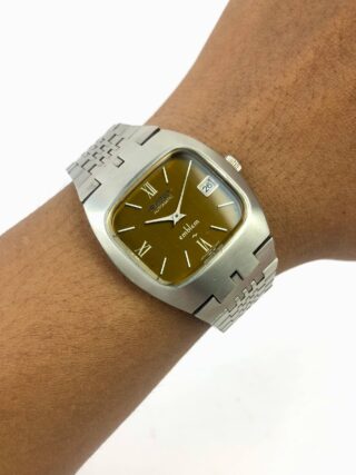 SEIKO AUTOMATIC EMBLEM BROWN DIAL ALL ORIGINAL