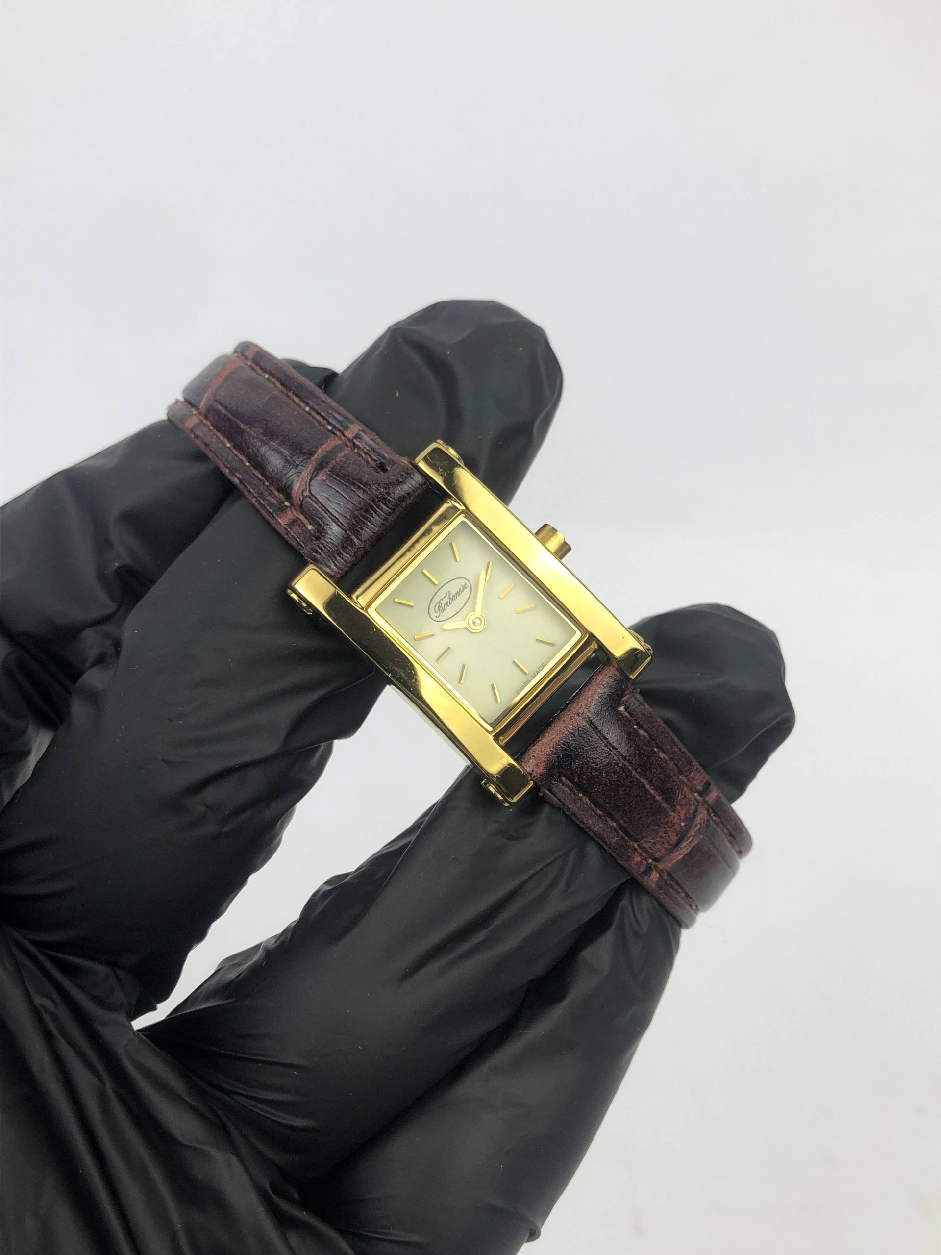 SWISSMADE BORBONESE LADIES TANK QUARTZ MOVEMENT - Gambar 4