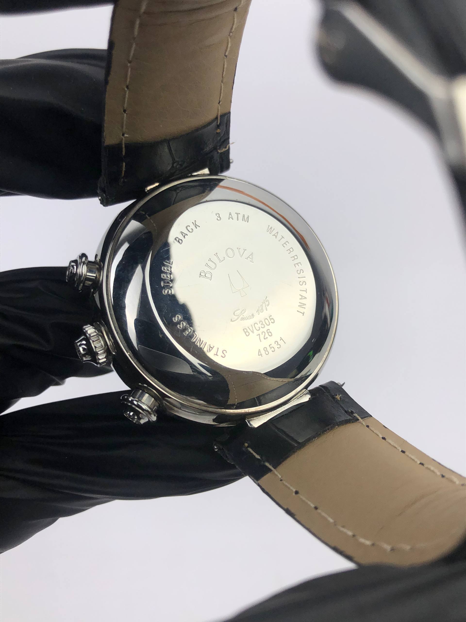 SWISSMADE BULOVA MOONPHASE CHRONOGRAPH ORIGINAL - Gambar 7