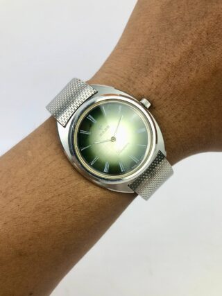 DRESSWATCH RADO SIMPLON GREEN SUNBURST DIAL ALL ORIGINAL