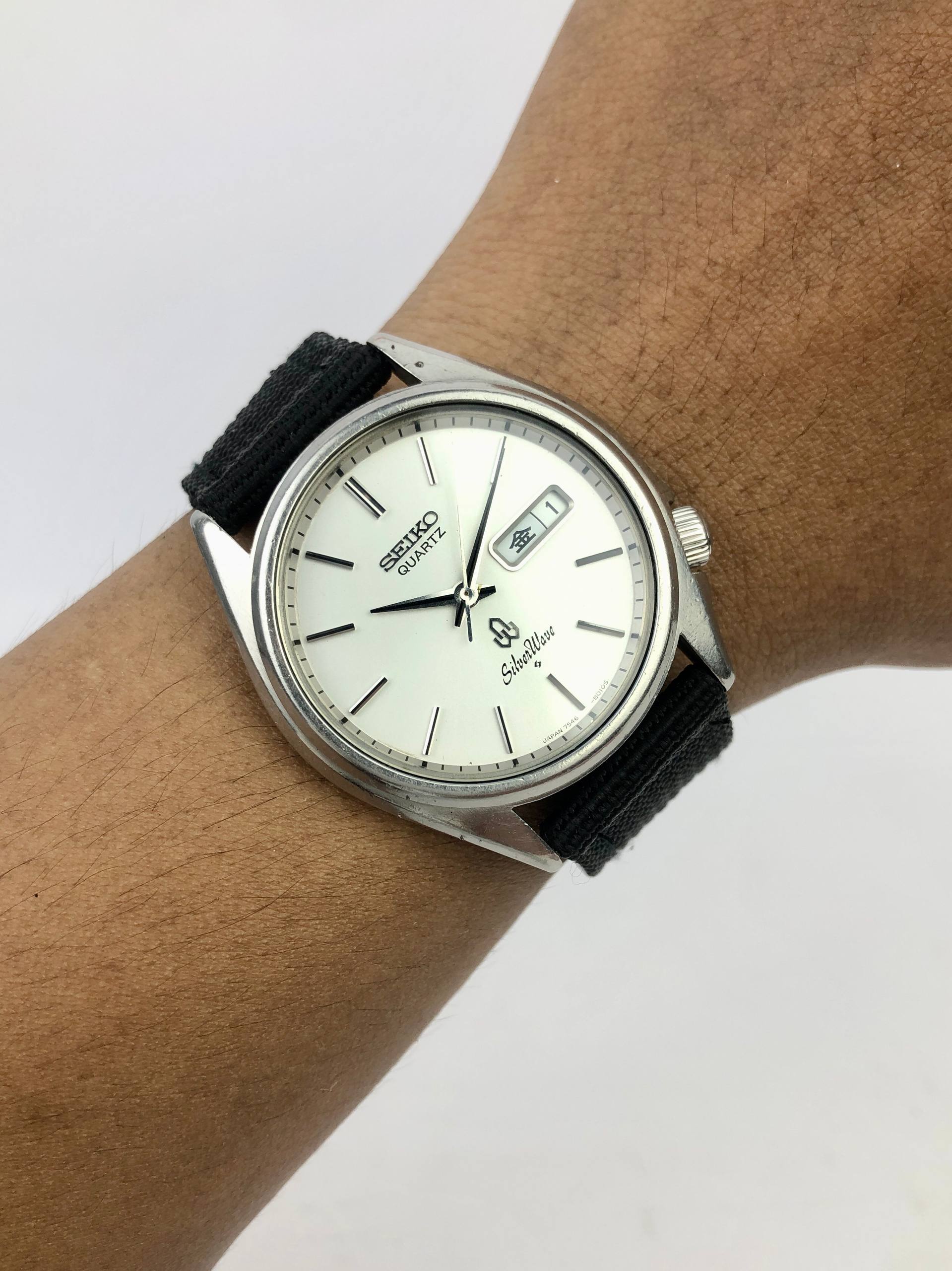 JDM SEIKO SILVERWAVE JAPAN DAYDATE