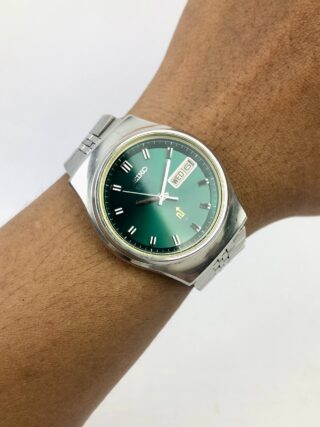 EKSLUSIF SEIKO ELNIX DAYDATE GREEN DIAL