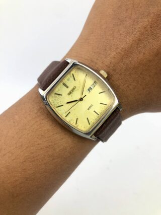 SEIKO SPIRIT DAYDATE JAPAN AGED DIAL