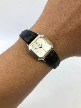 RARE SEIKO OCTAGON LADIES PALADIUM & SGP CASE
