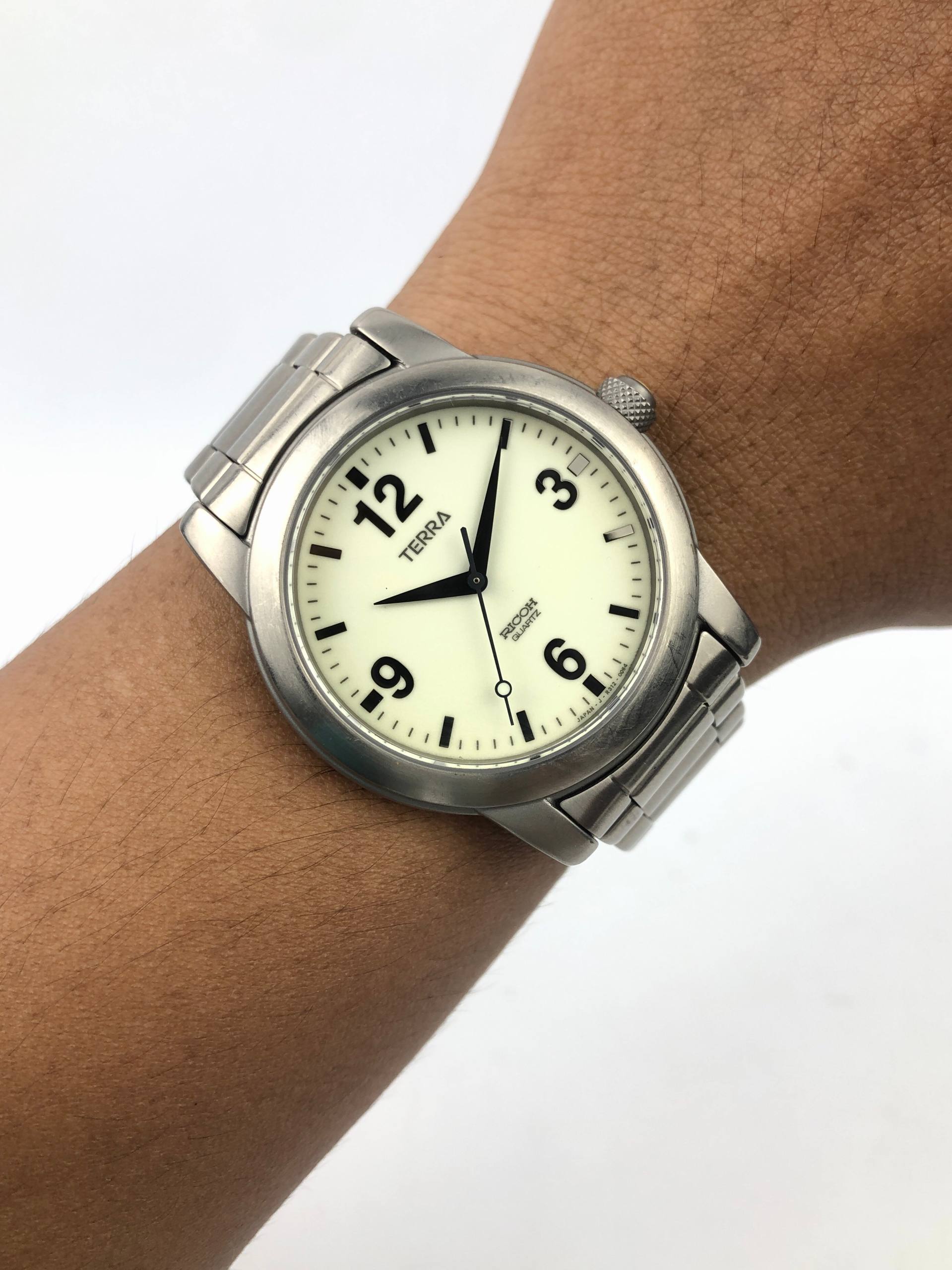RICOH TERRA FULL LUME DIAL ALL TITANIUM