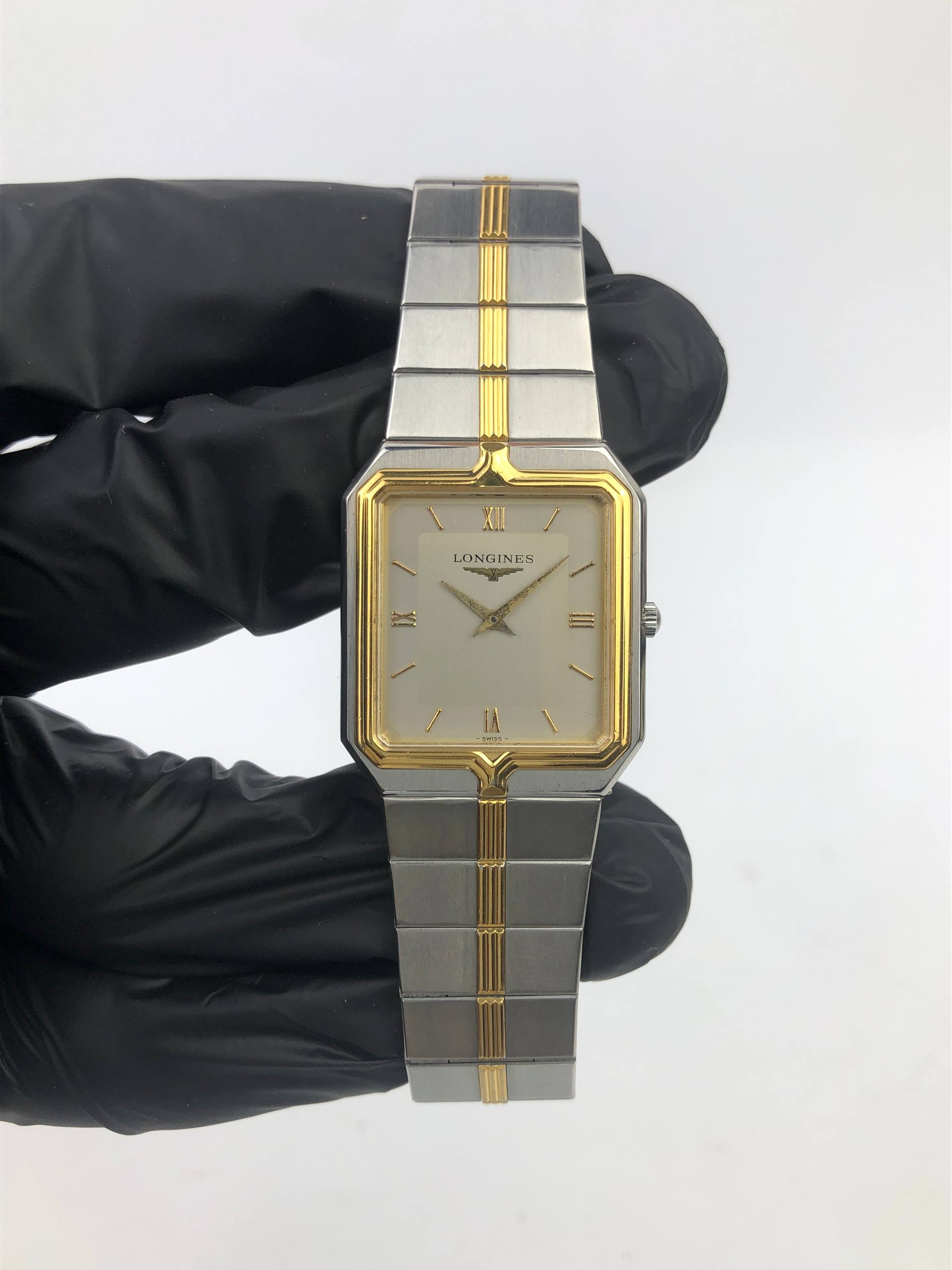 LONGINES FLAGSHIP TANK TWOTONE INTEGRATED BRACELET - Gambar 2