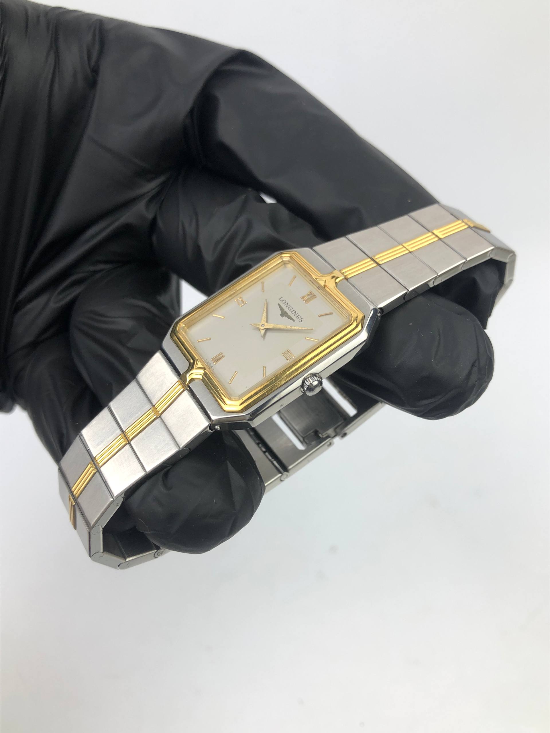 LONGINES FLAGSHIP TANK TWOTONE INTEGRATED BRACELET - Gambar 3